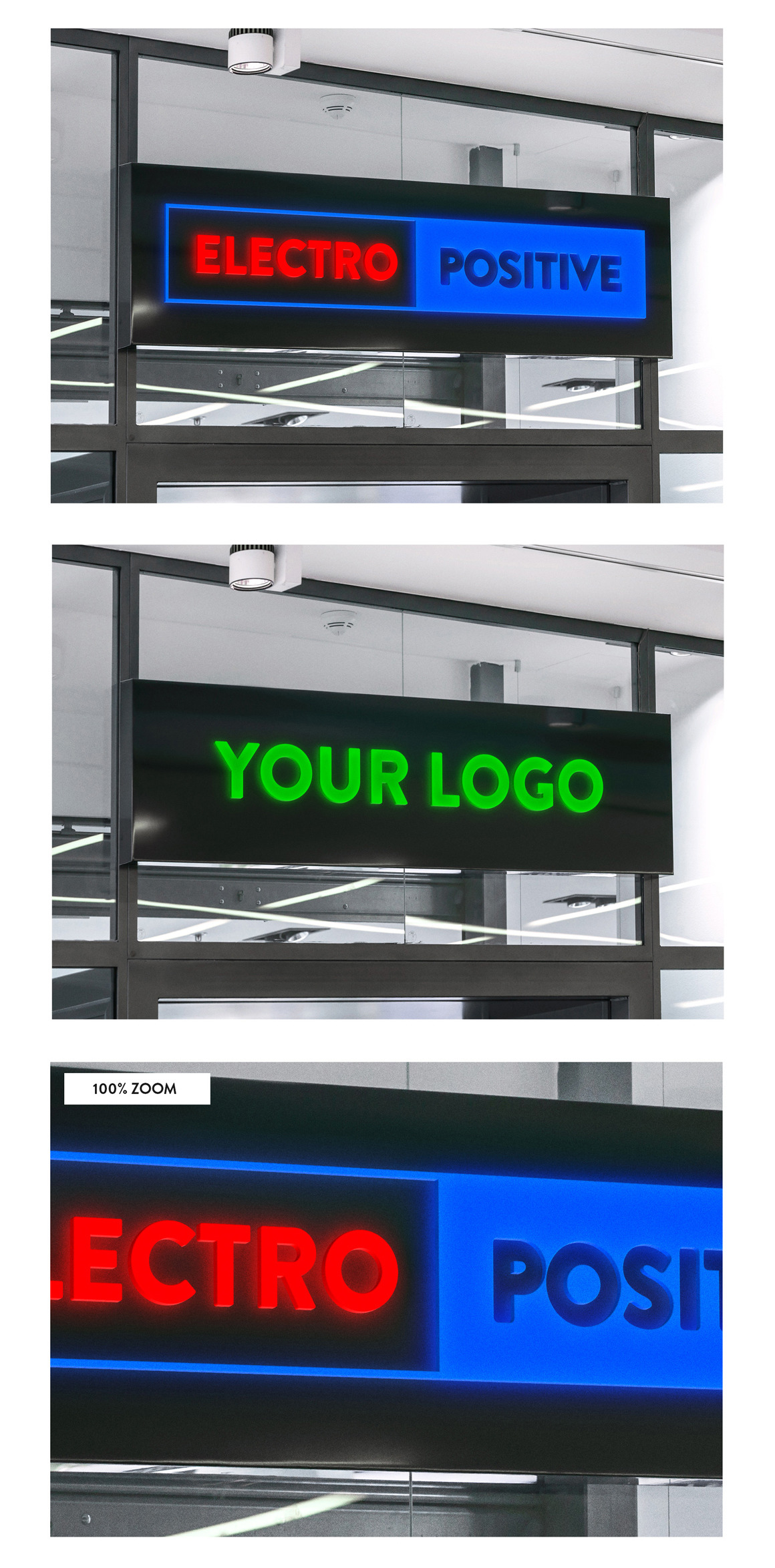 50款门牌店招徽标样机模板 50 Sign Facade Signboard Logo Mockup Vol 1_img_2