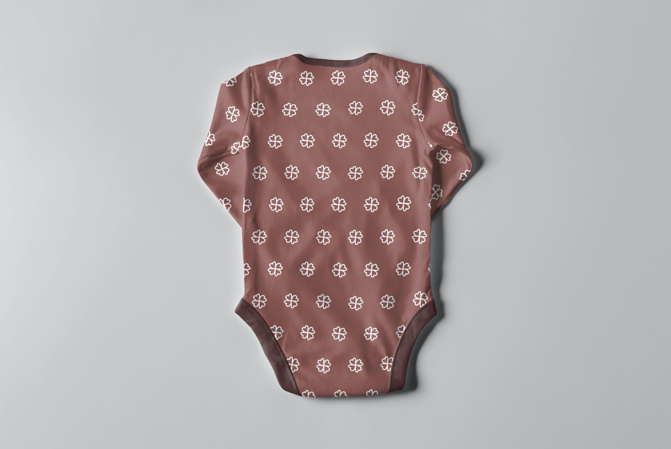 婴儿连体衣样机PSD模板 Baby Bodysuit Mockup 2_img_2