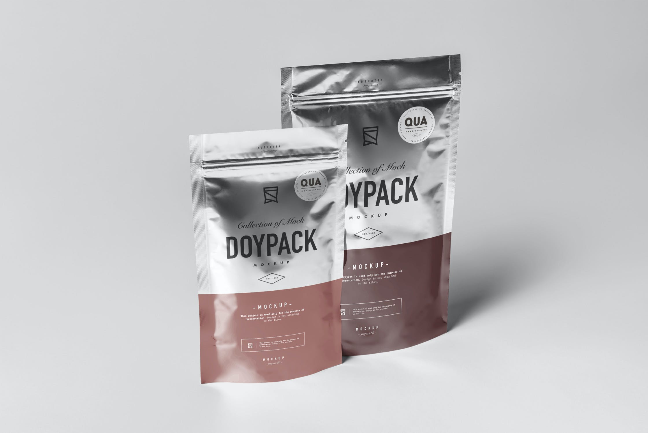 食品自封铝箔袋样机模板 Doypack Mockup 4_img_2