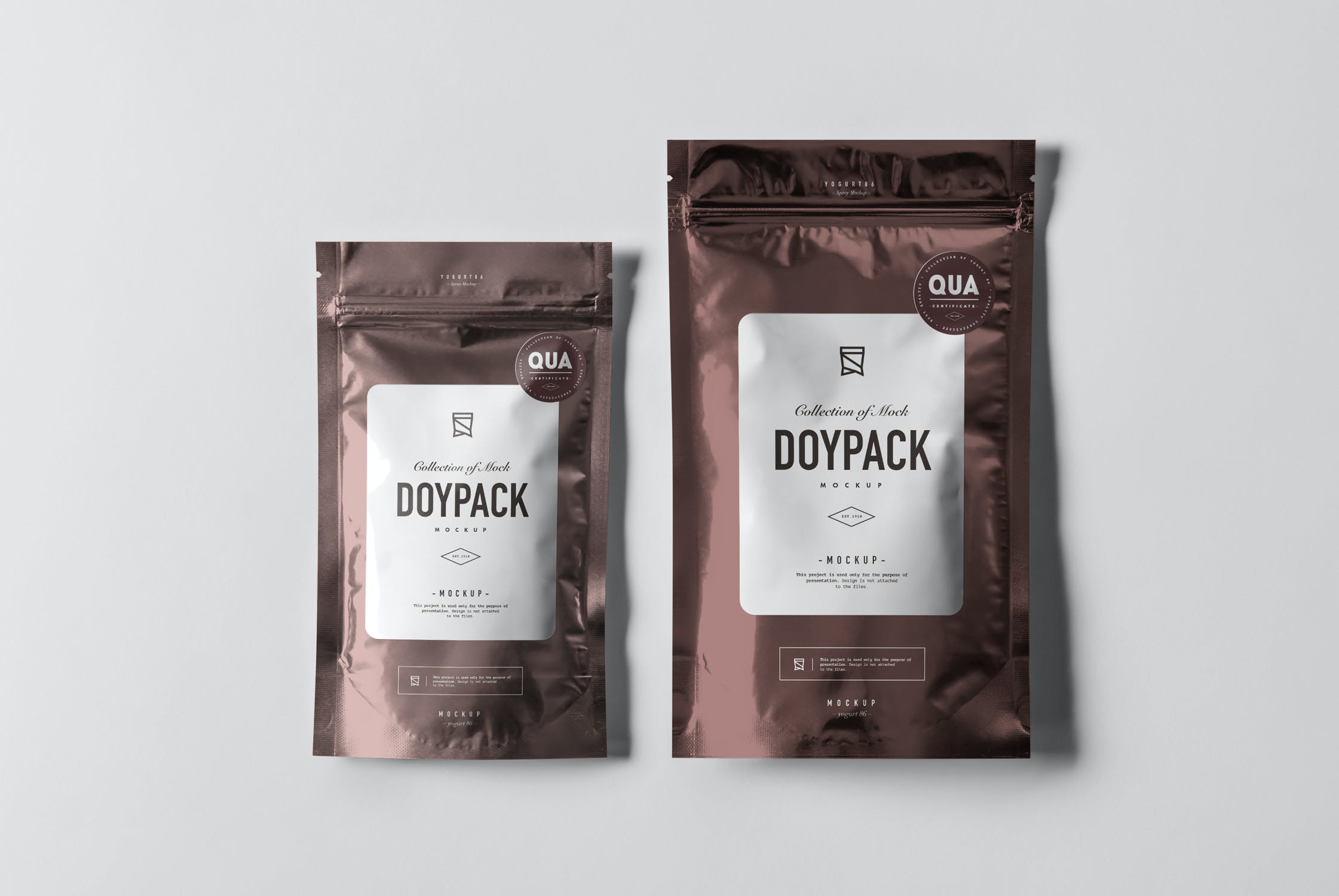 食品自封铝箔袋样机模板 Doypack Mockup 4_img_2