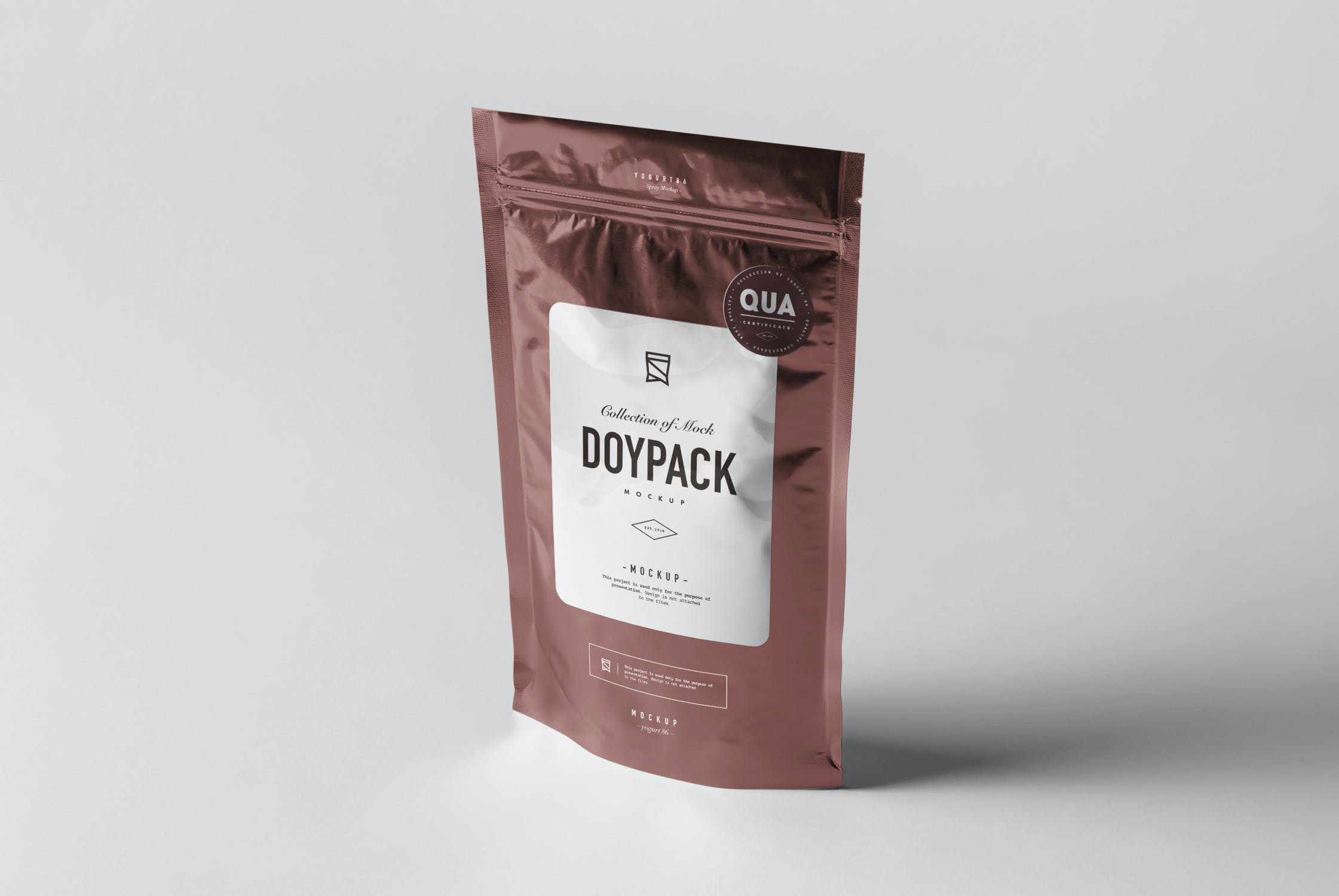 食品自封铝箔袋样机模板 Doypack Mockup 4_img_2