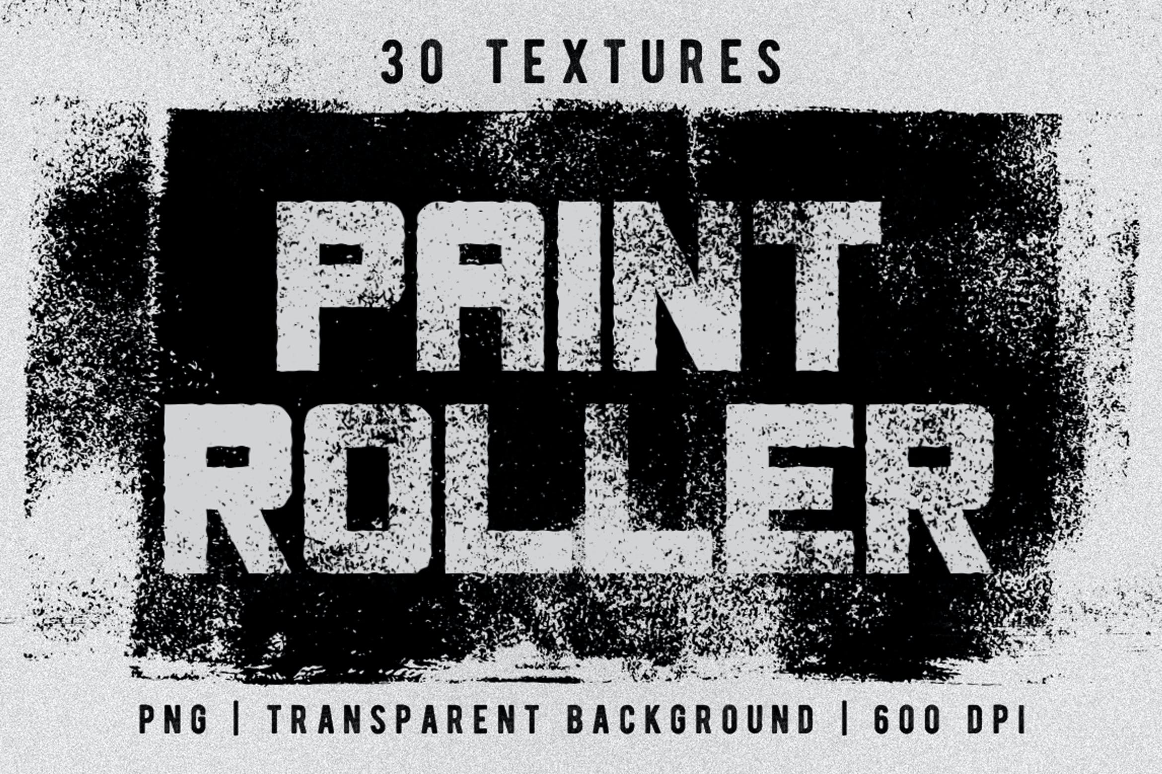 30款水墨油漆效果背景纹理包 30 Paint Roller Textures_img_2