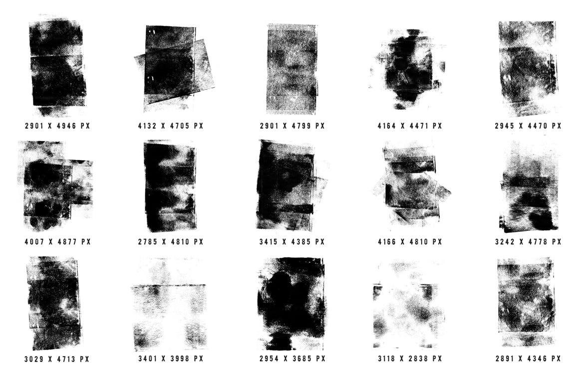 30款水墨油漆效果背景纹理包 30 Paint Roller Textures_img_2