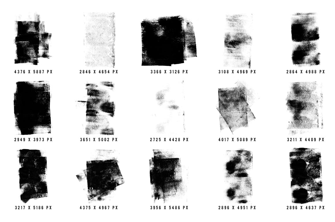 30款水墨油漆效果背景纹理包 30 Paint Roller Textures_img_2