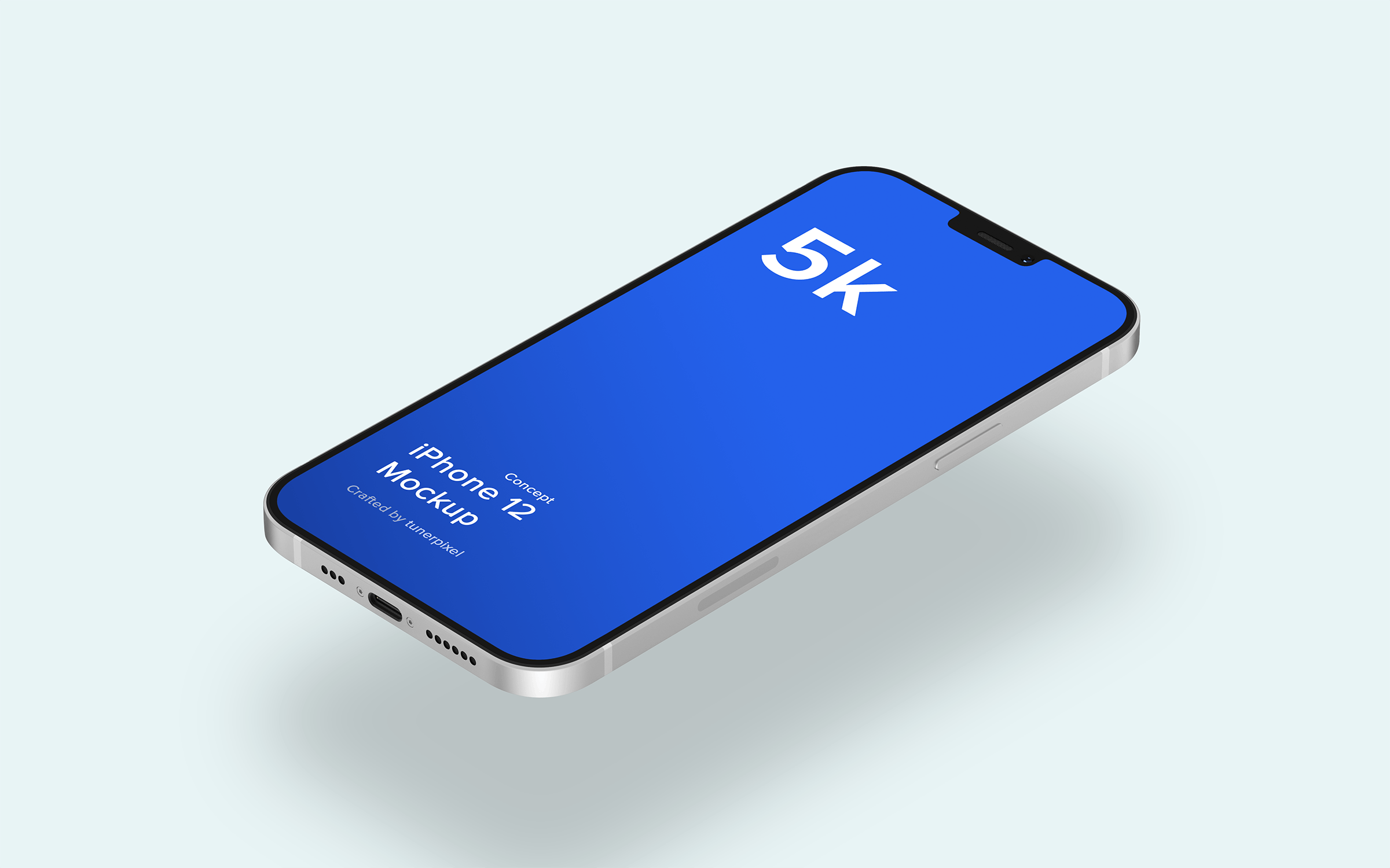 高品质APP设计iPhone 12手机屏幕展示样机 iPhone 12 Mockup 5.0 (Concept)_img_2