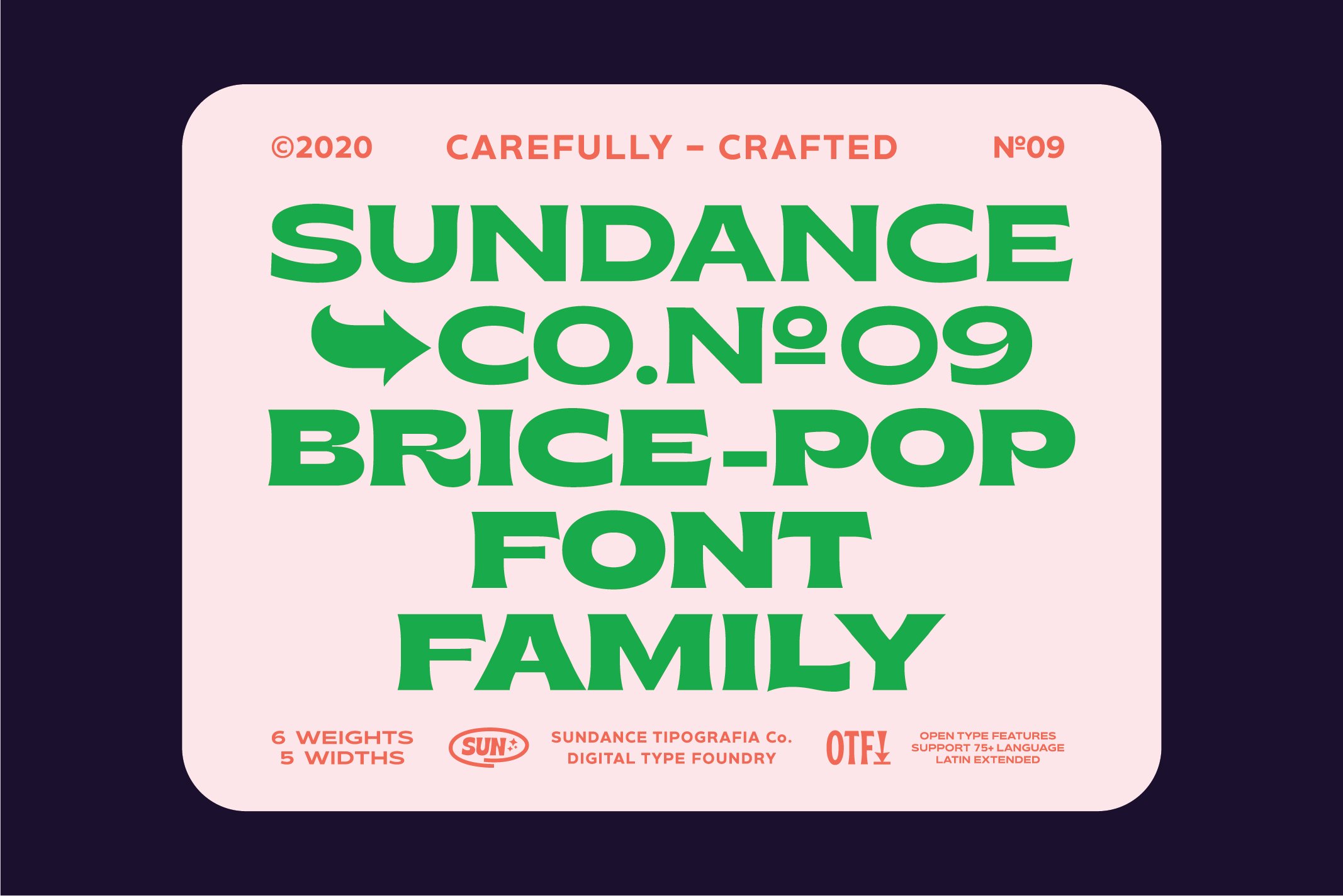 80年代趣味卡通儿童英文字体 Brice Font Family_img_2