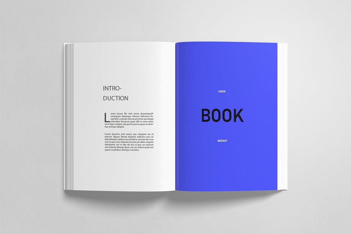 精装书画册封面样机模板 Book Mockup_img_2