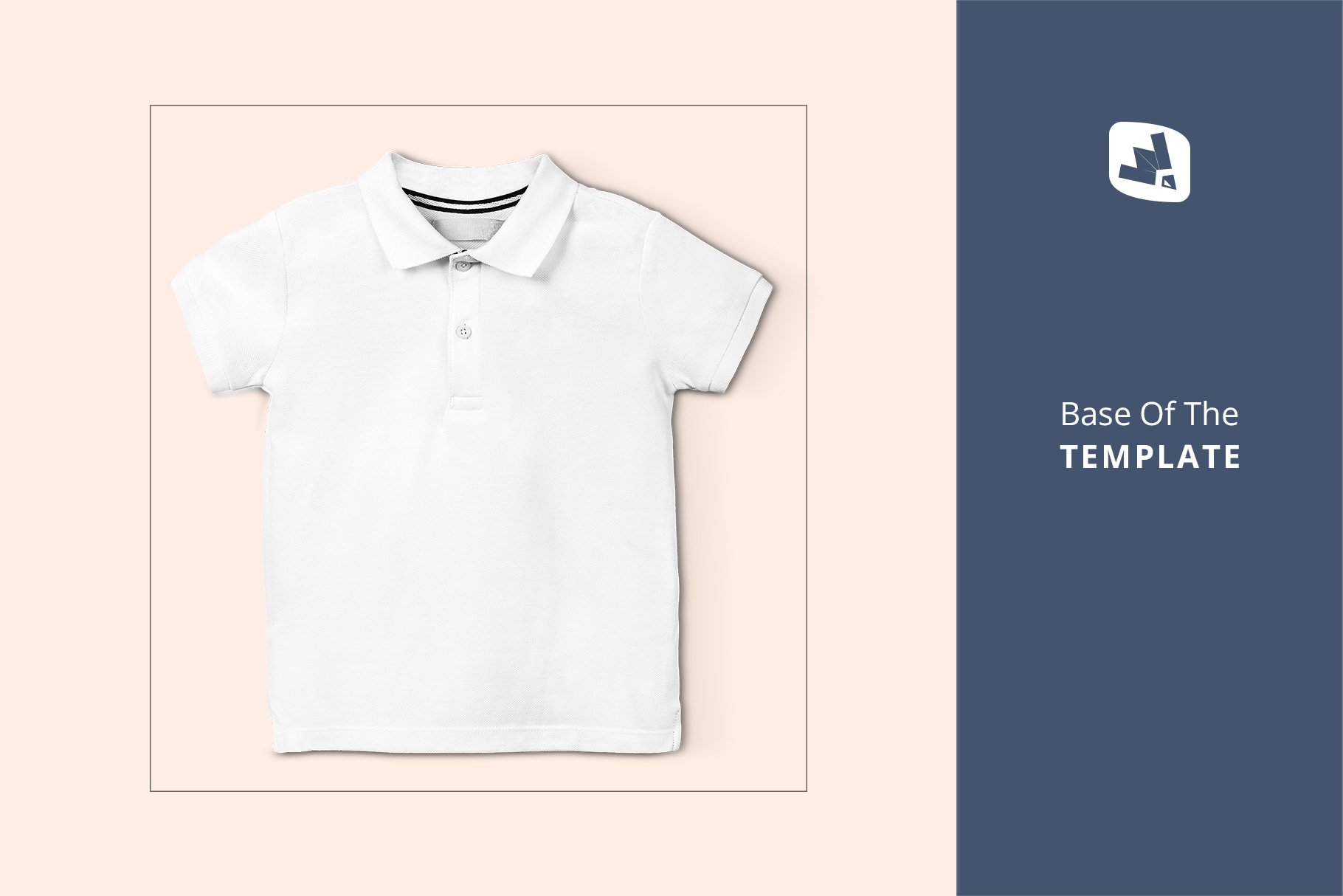 时尚婴儿POLO T恤半袖衫样机模板 Kid’s Half Sleeve Polo Tshirt Mockup_img_2