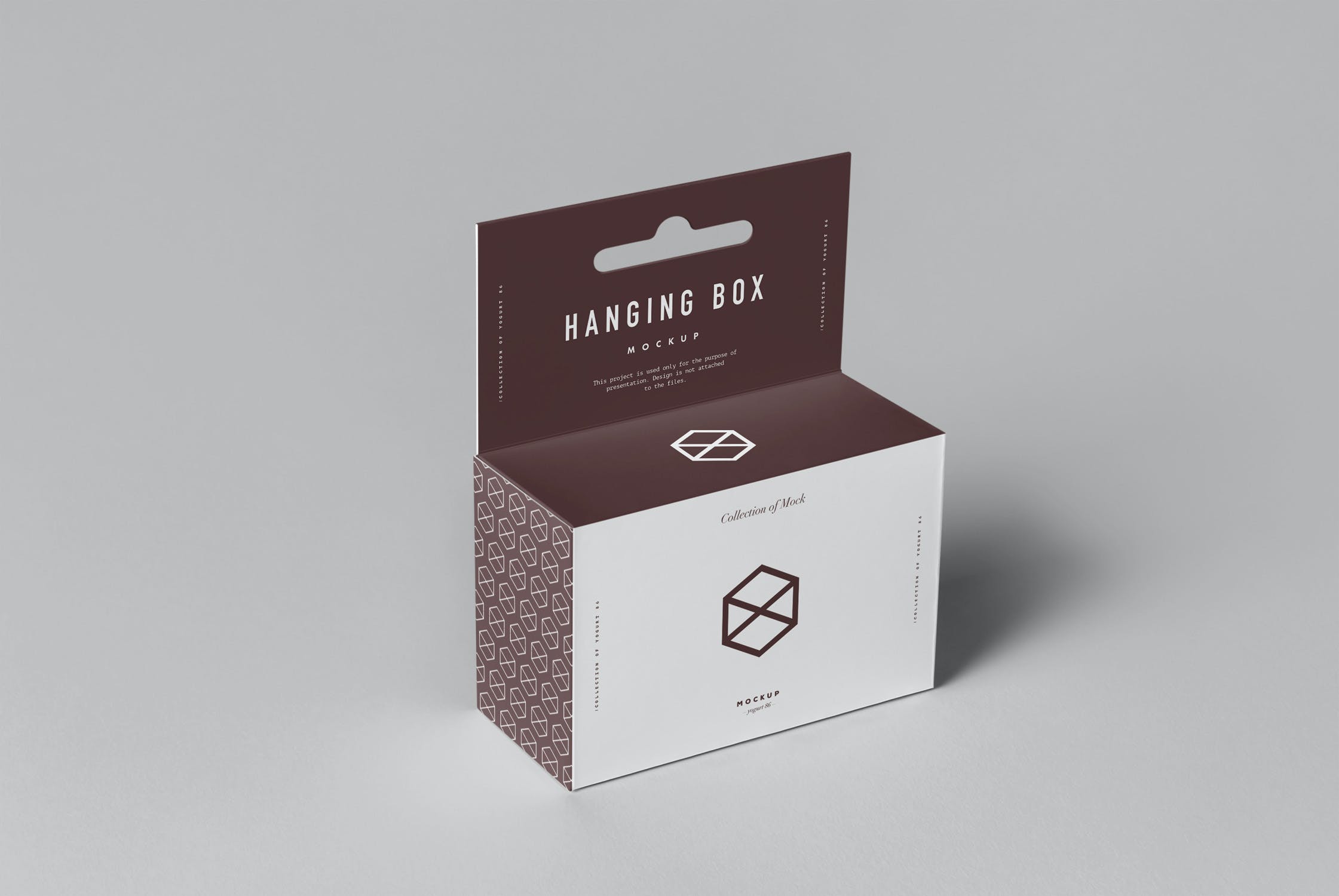 挂耳式产品包装盒样机模板 Hanging Box Mockup_img_2