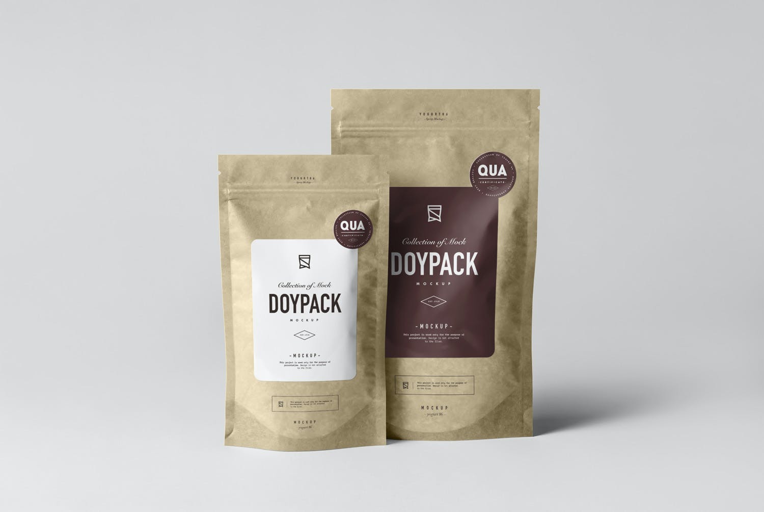 8款食品小零食自封包装袋样机 Doypack Mockup 3_img_2