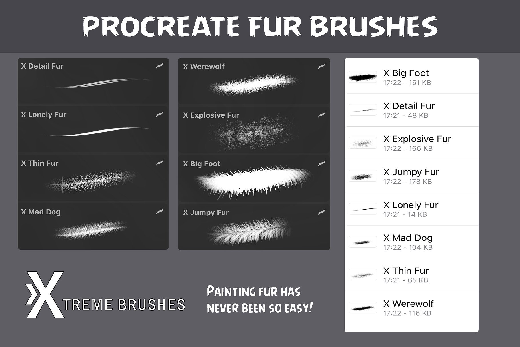 1000多款专业Procreate笔刷样式素材套装 Procreate MEGA BUNDLE! (1K+ BRUSHES)_img_2