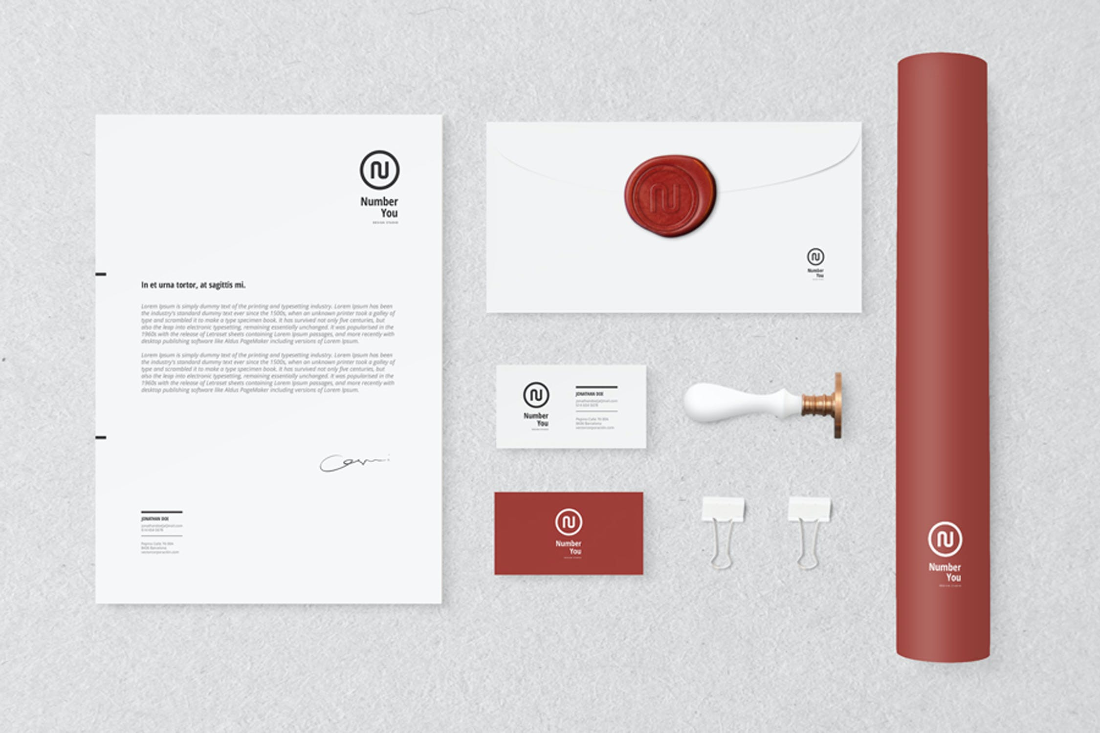 品牌VI办公用品样机模板 Branding / Identity Mockup 3_img_2