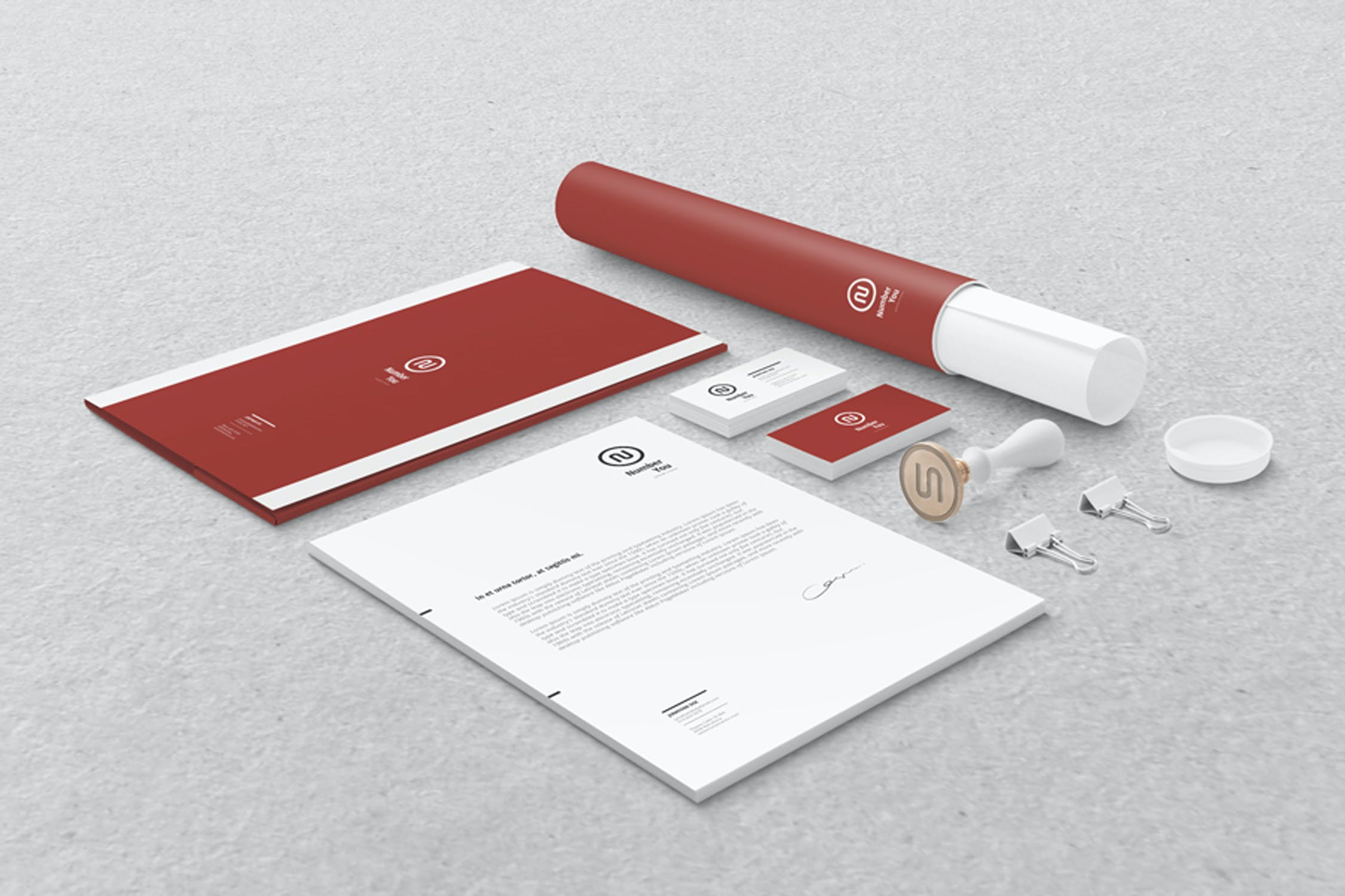 品牌VI办公用品样机模板 Branding / Identity Mockup 3_img_2