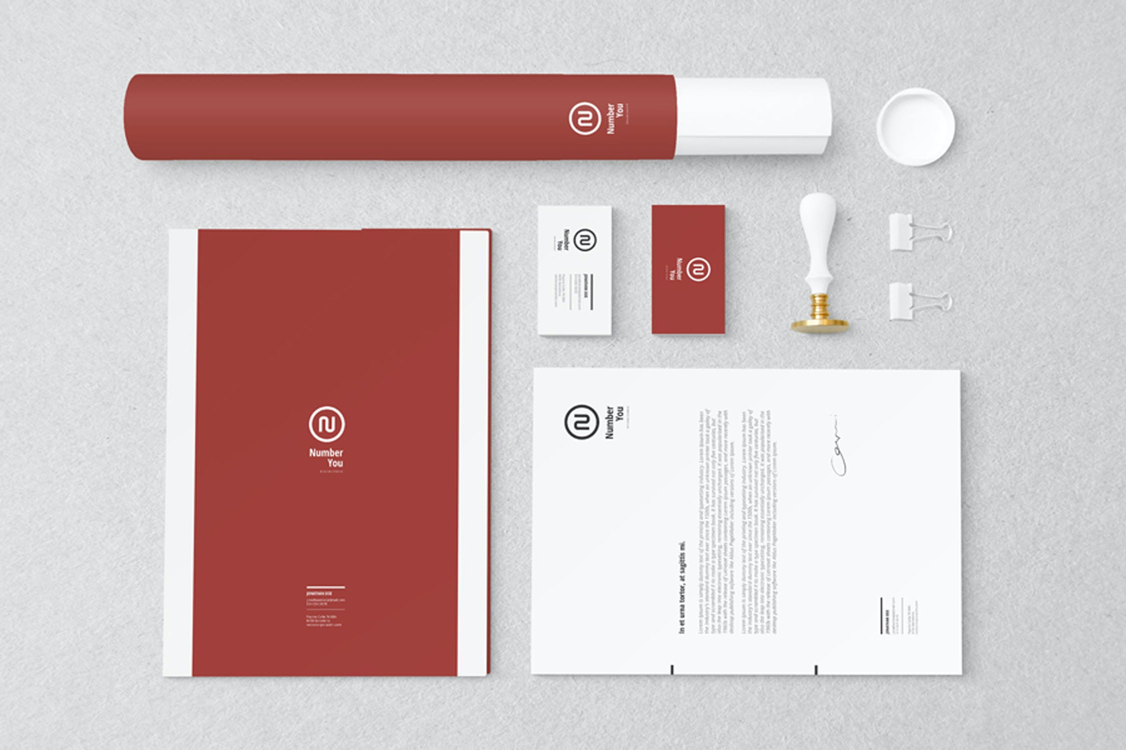 品牌VI办公用品样机模板 Branding / Identity Mockup 3_img_2