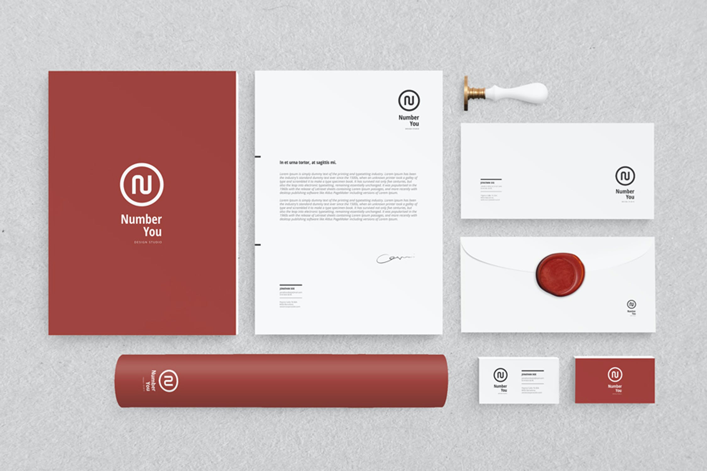 品牌VI办公用品样机模板 Branding / Identity Mockup 3_img_2