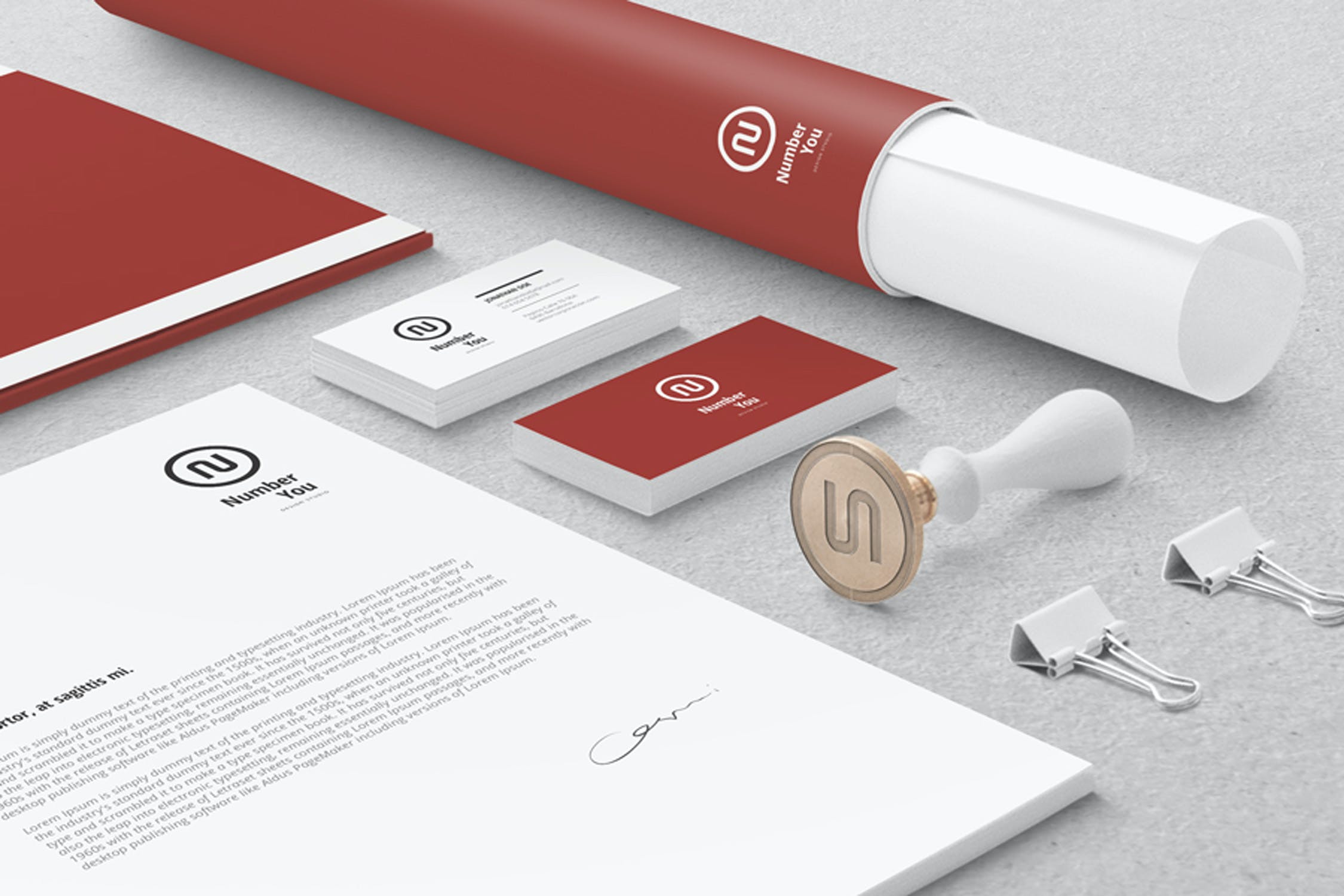 品牌VI办公用品样机模板 Branding / Identity Mockup 3_img_2