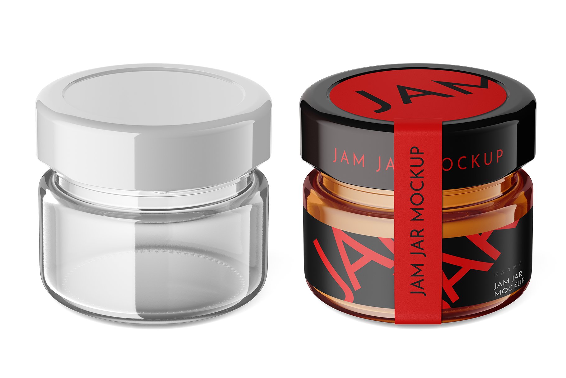 食品果酱瓶样机模板 Jar Jam Mockup 4_img_2