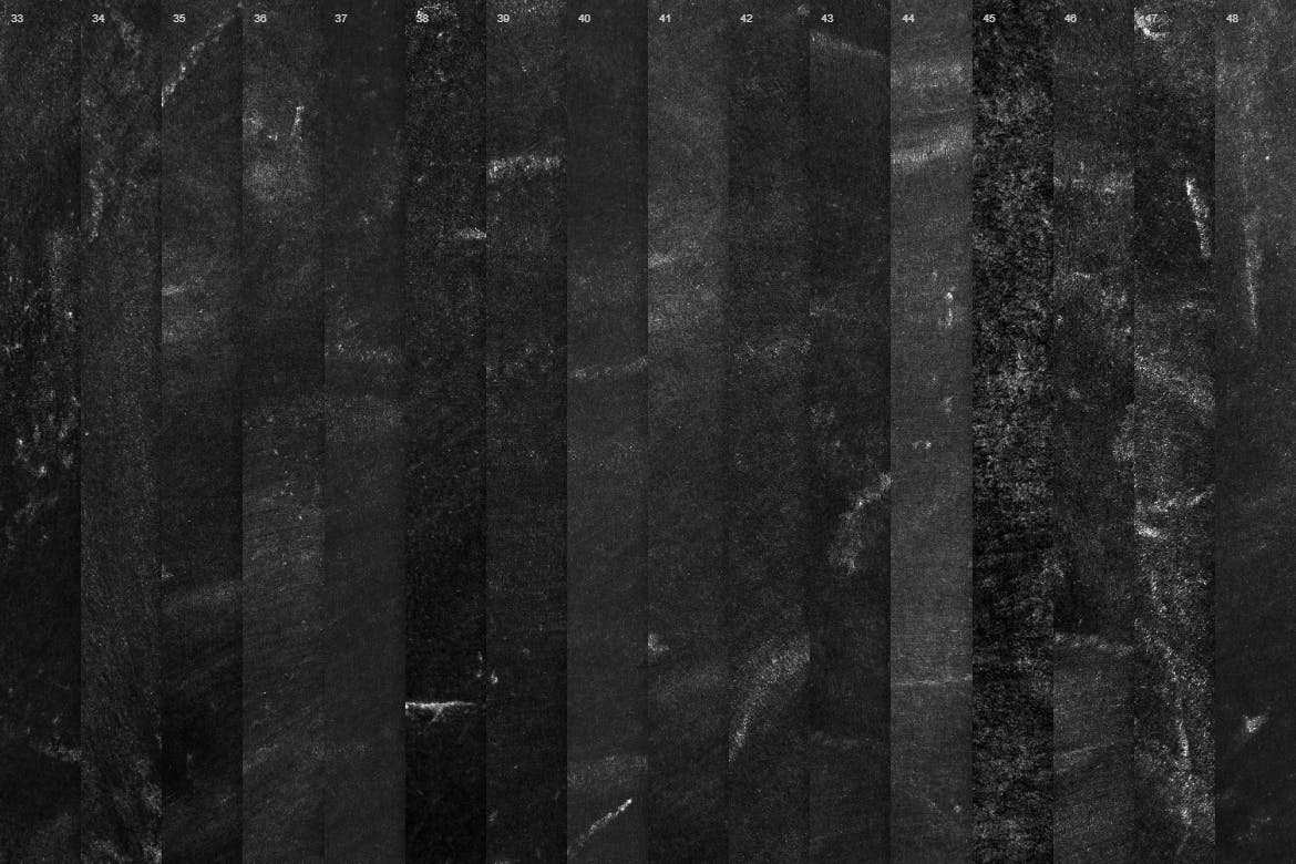 124款黑白色粉笔背景纹理素材包 Chalk Texture Backgrounds_img_2