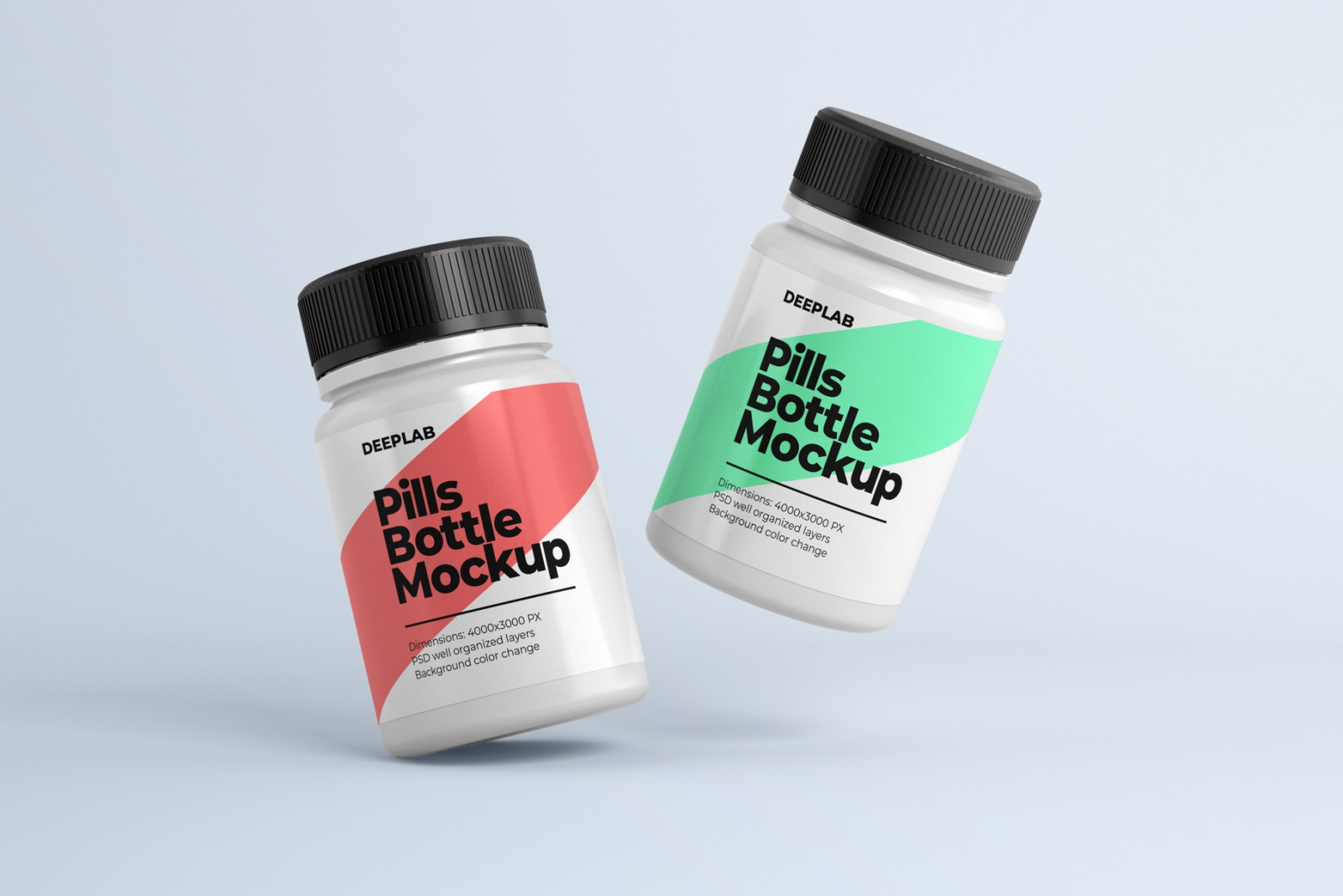 11款医疗药物塑料瓶样机模板 Pill Bottle Premium Mockup Set_img_2