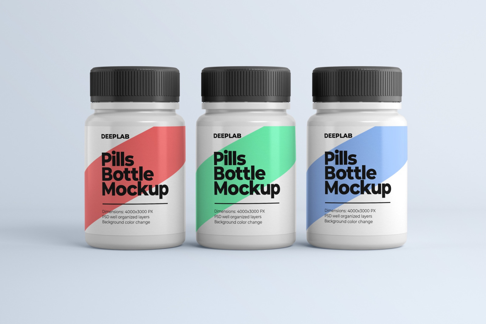 11款医疗药物塑料瓶样机模板 Pill Bottle Premium Mockup Set_img_2