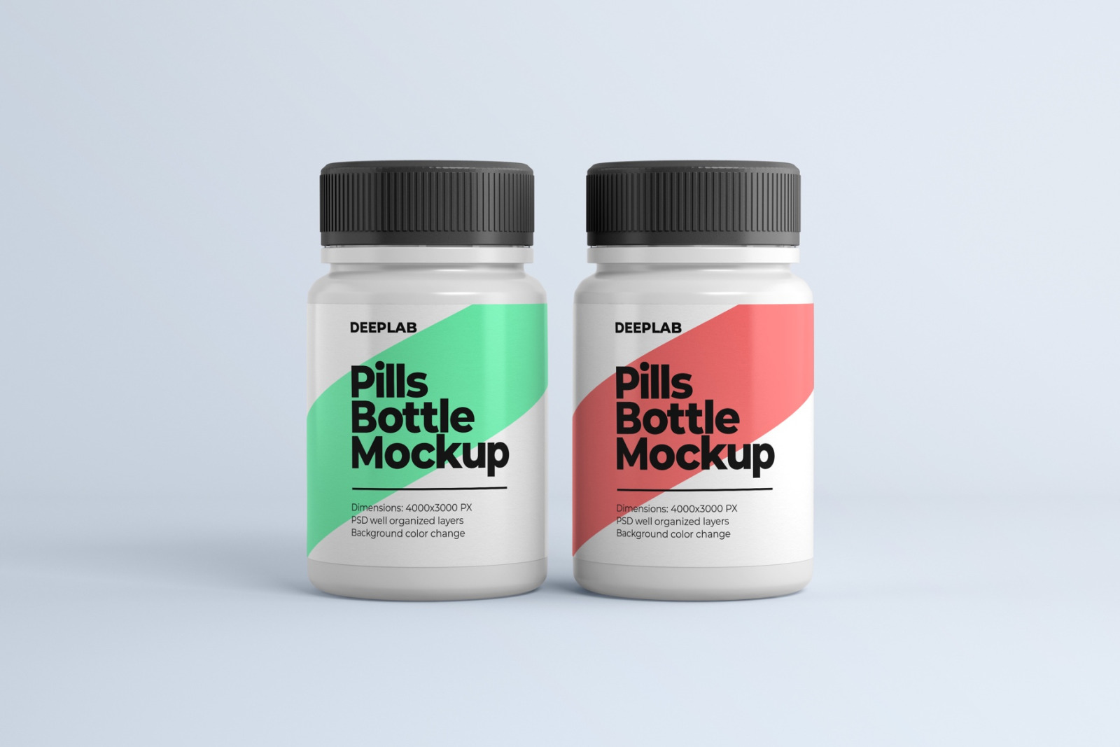 11款医疗药物塑料瓶样机模板 Pill Bottle Premium Mockup Set_img_2