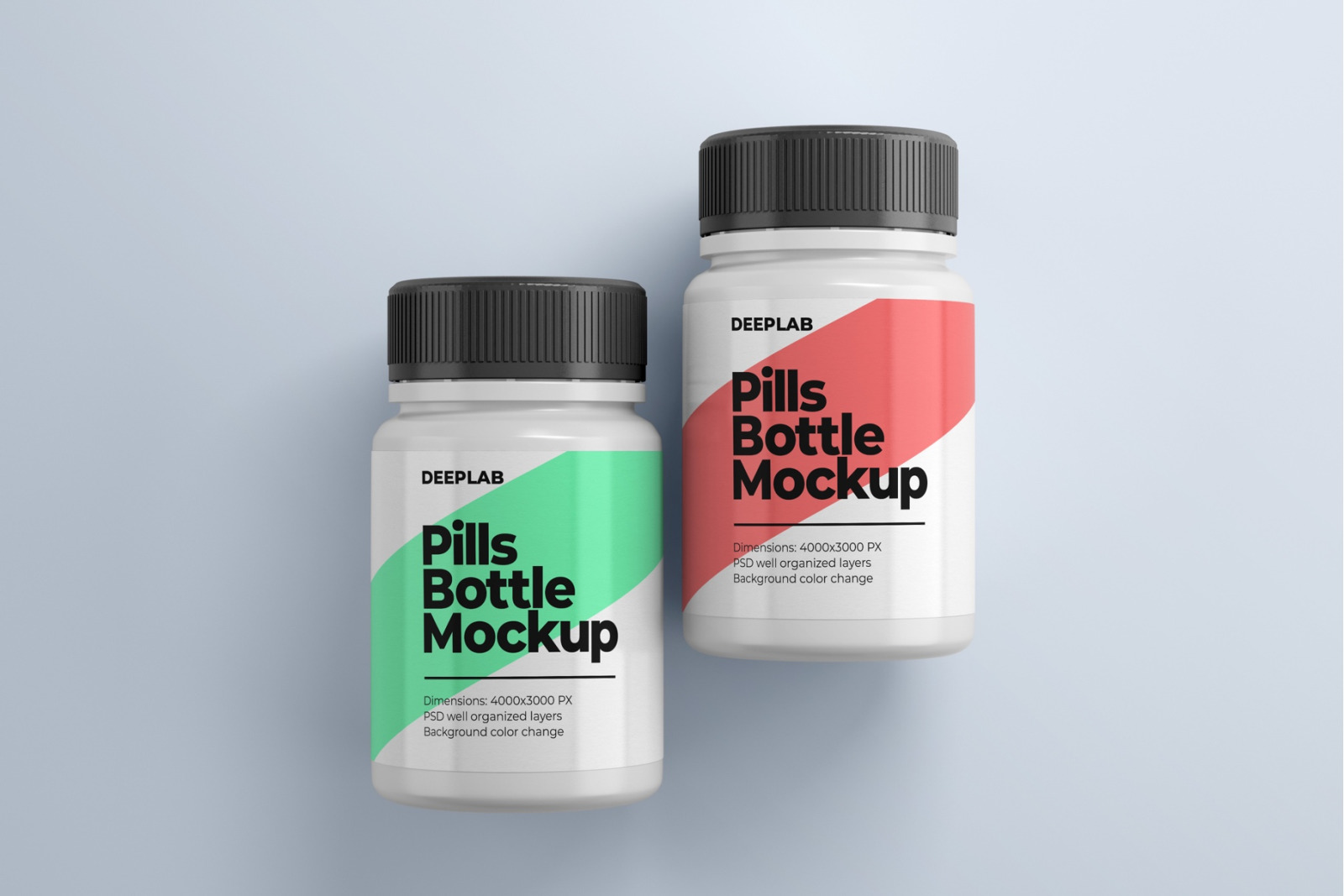 11款医疗药物塑料瓶样机模板 Pill Bottle Premium Mockup Set_img_2