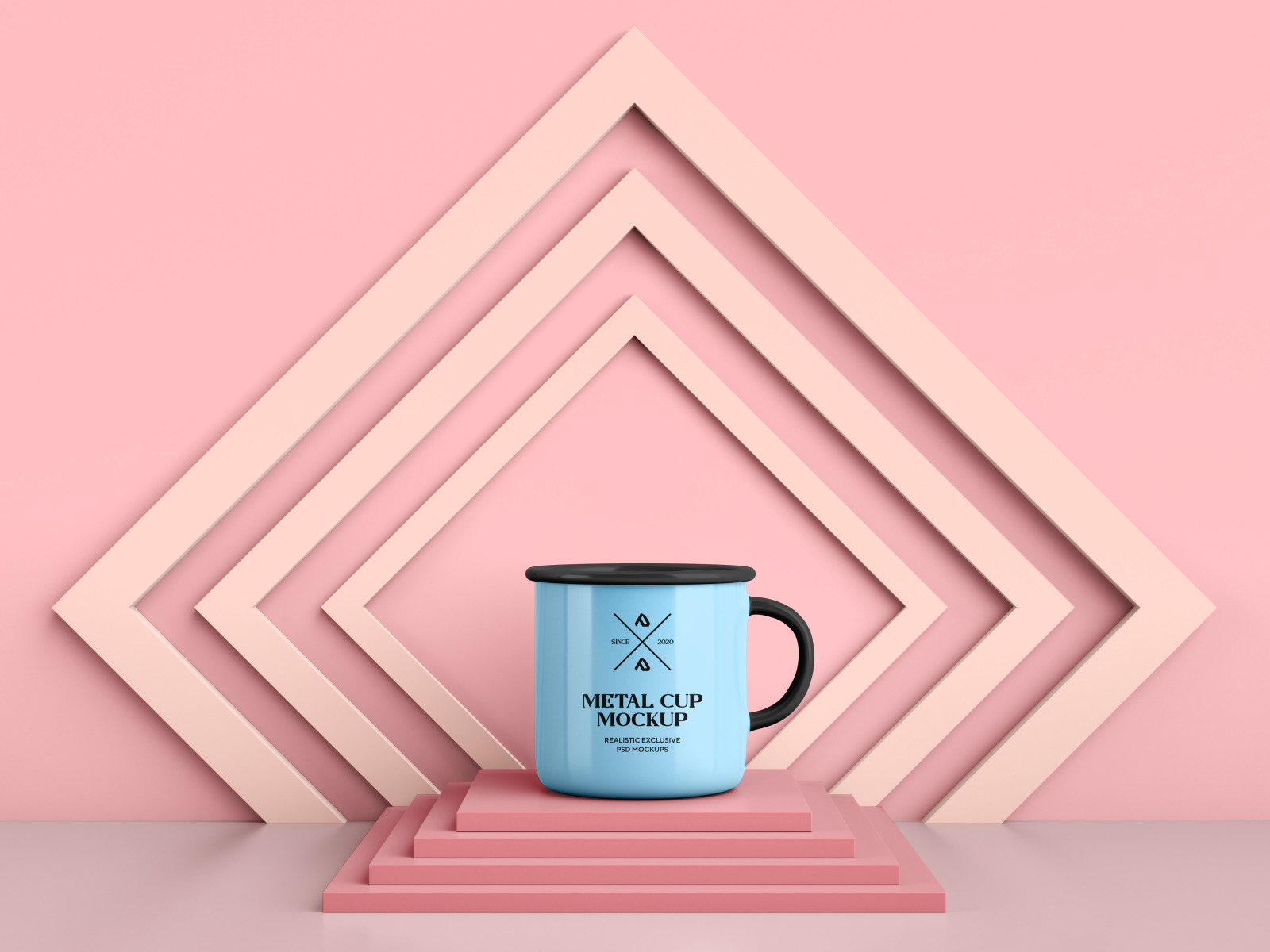 22个搪瓷杯和咖啡杯样机模板 Enamel Mug and Coffee Cup Mockups Set_img_2