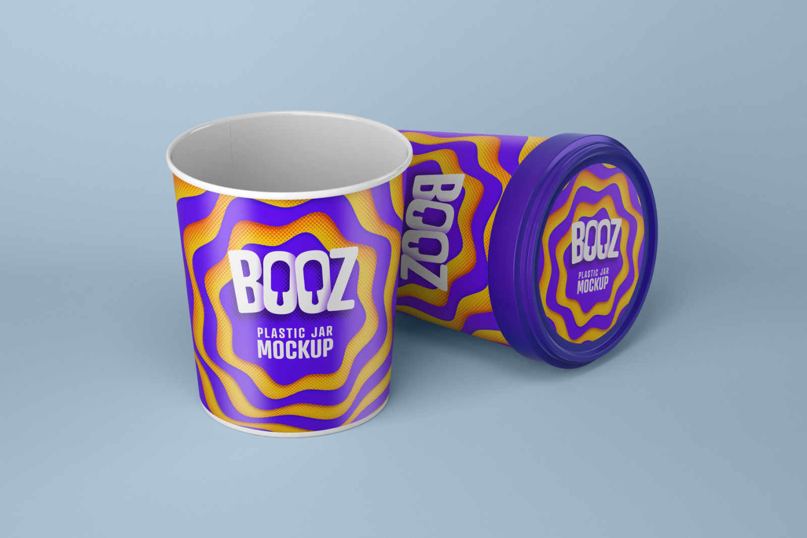 11款冰淇淋杯包装盒样机模板 Ice Cream Cup Mockup Set | Ice Cream Box_img_2