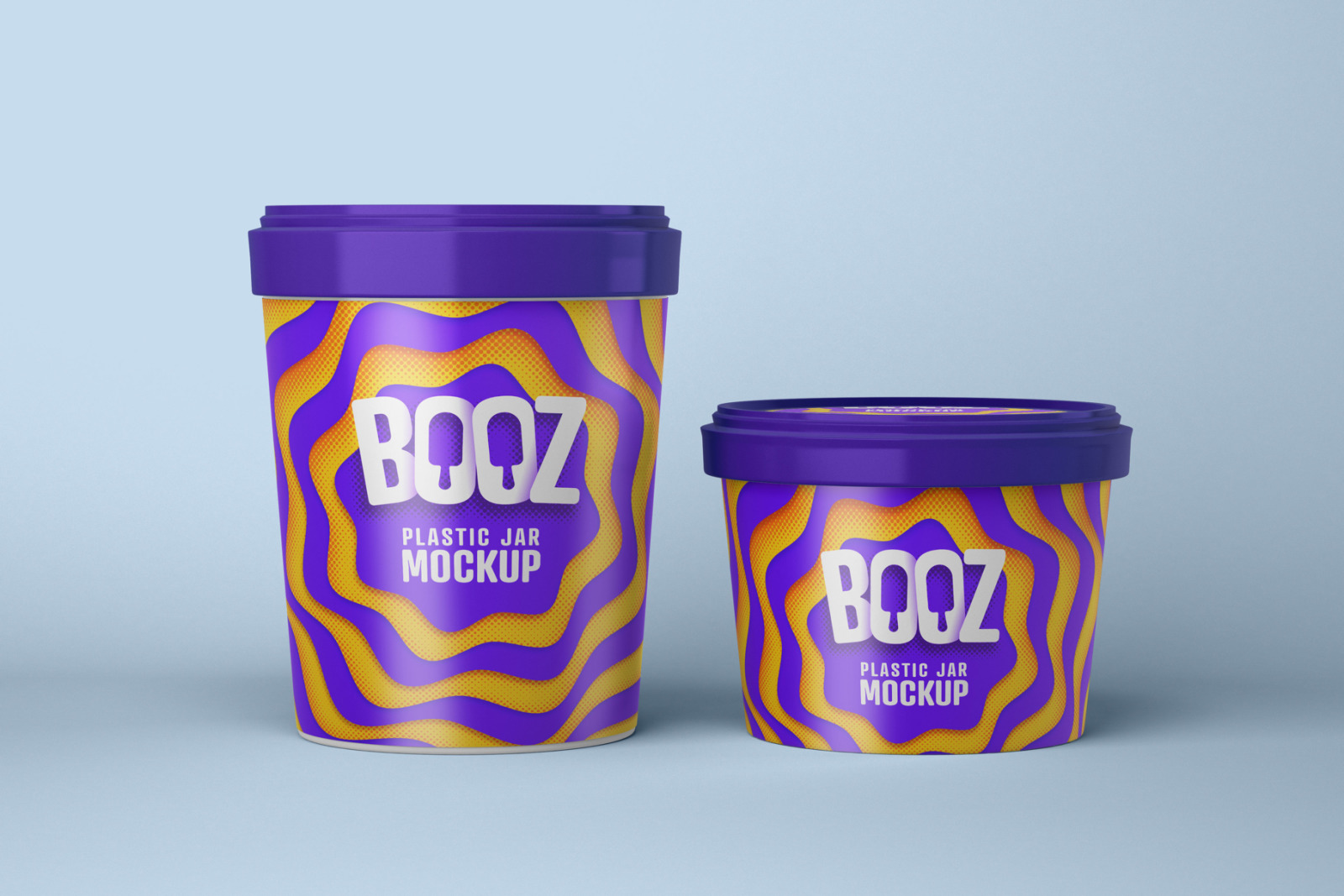 11款冰淇淋杯包装盒样机模板 Ice Cream Cup Mockup Set | Ice Cream Box_img_2