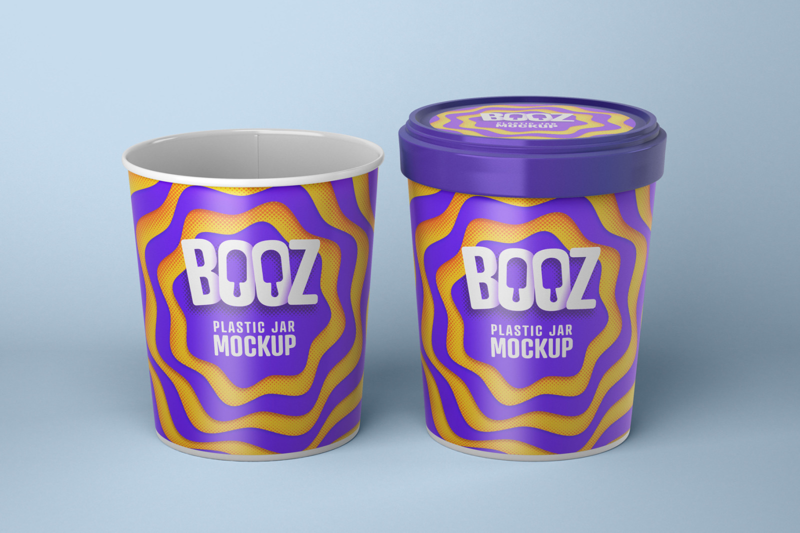 11款冰淇淋杯包装盒样机模板 Ice Cream Cup Mockup Set | Ice Cream Box_img_2