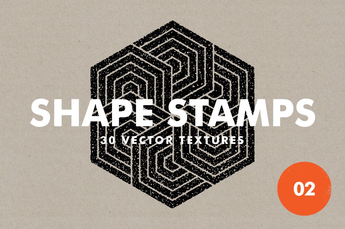 30款抽象矢量几何图形纹理素材 Vector Shape Stamps 02_img_2