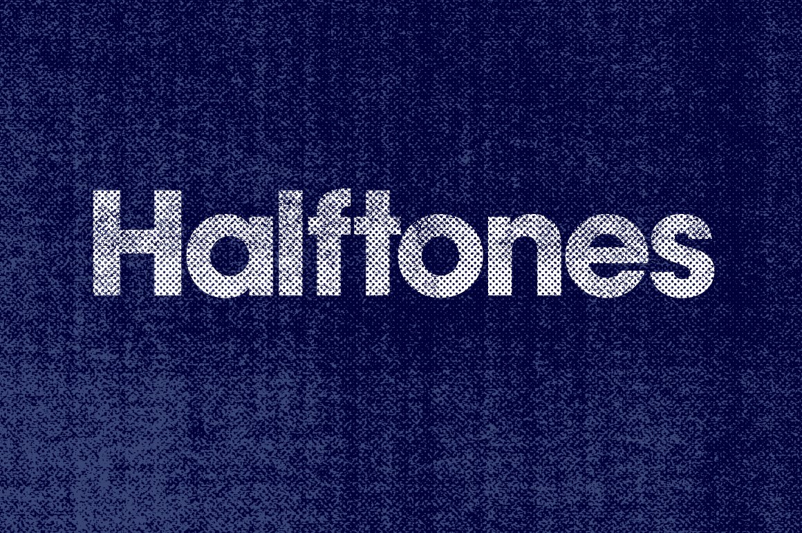 16款灰色半调背景纹理素材包 Distressed Halftones 01_img_2