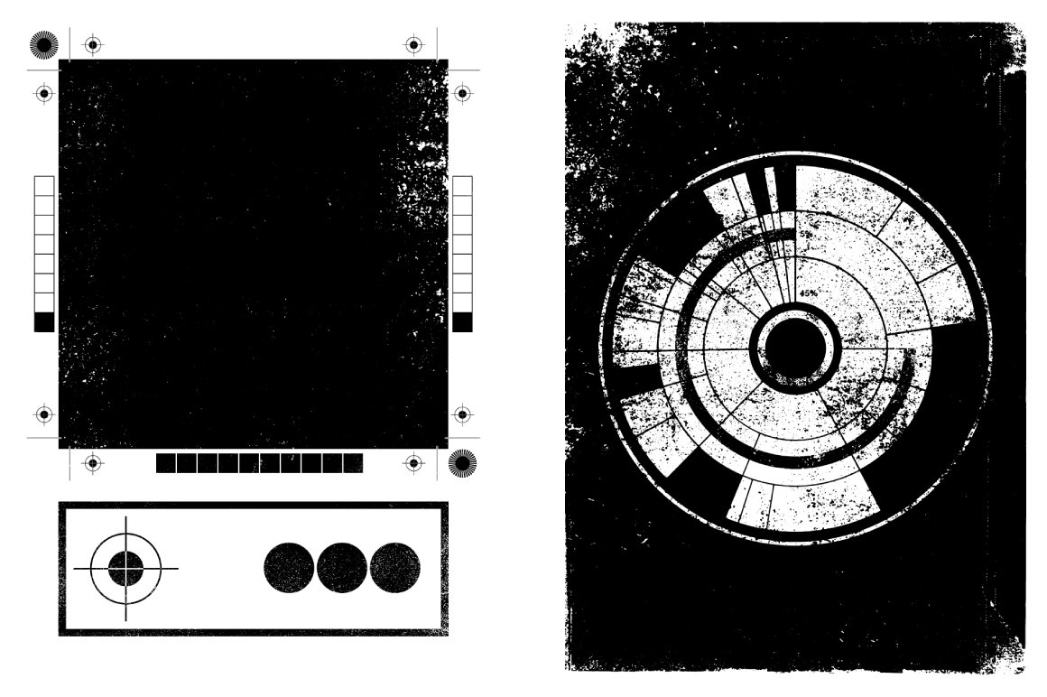30款抽象做旧水墨矢量纹理素材包 Abstract Vector Textures Kit_img_2