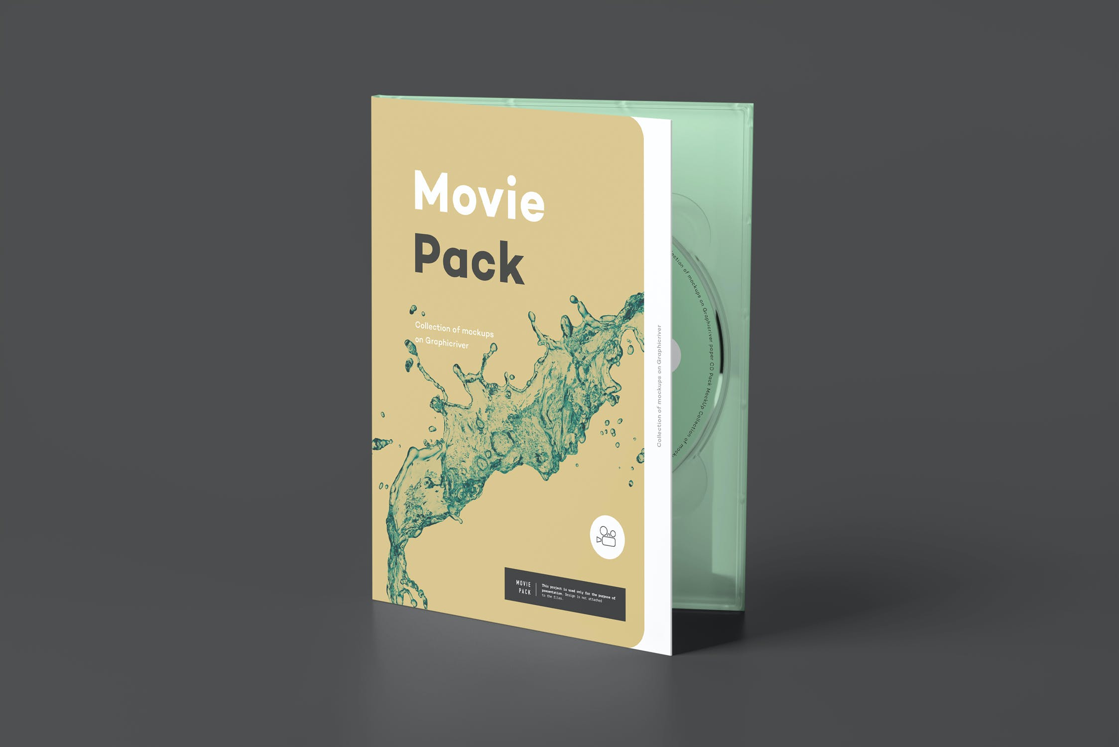 14款CD光盘包装盒样机模板 Movie Pack Mockup 1_img_2