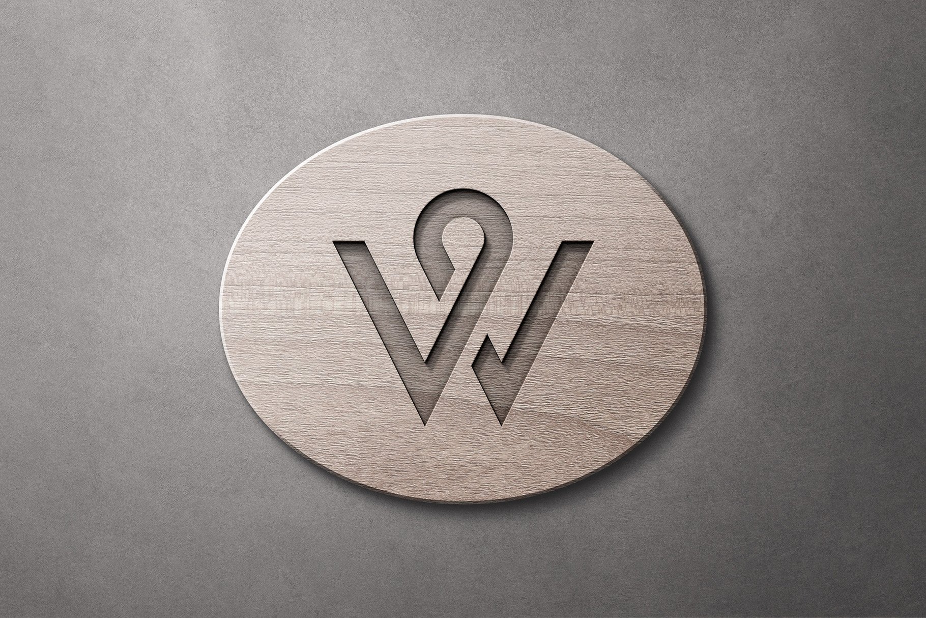 3款木质立体徽标标志样机 Wooden Sign Mockup Scenes_img_2