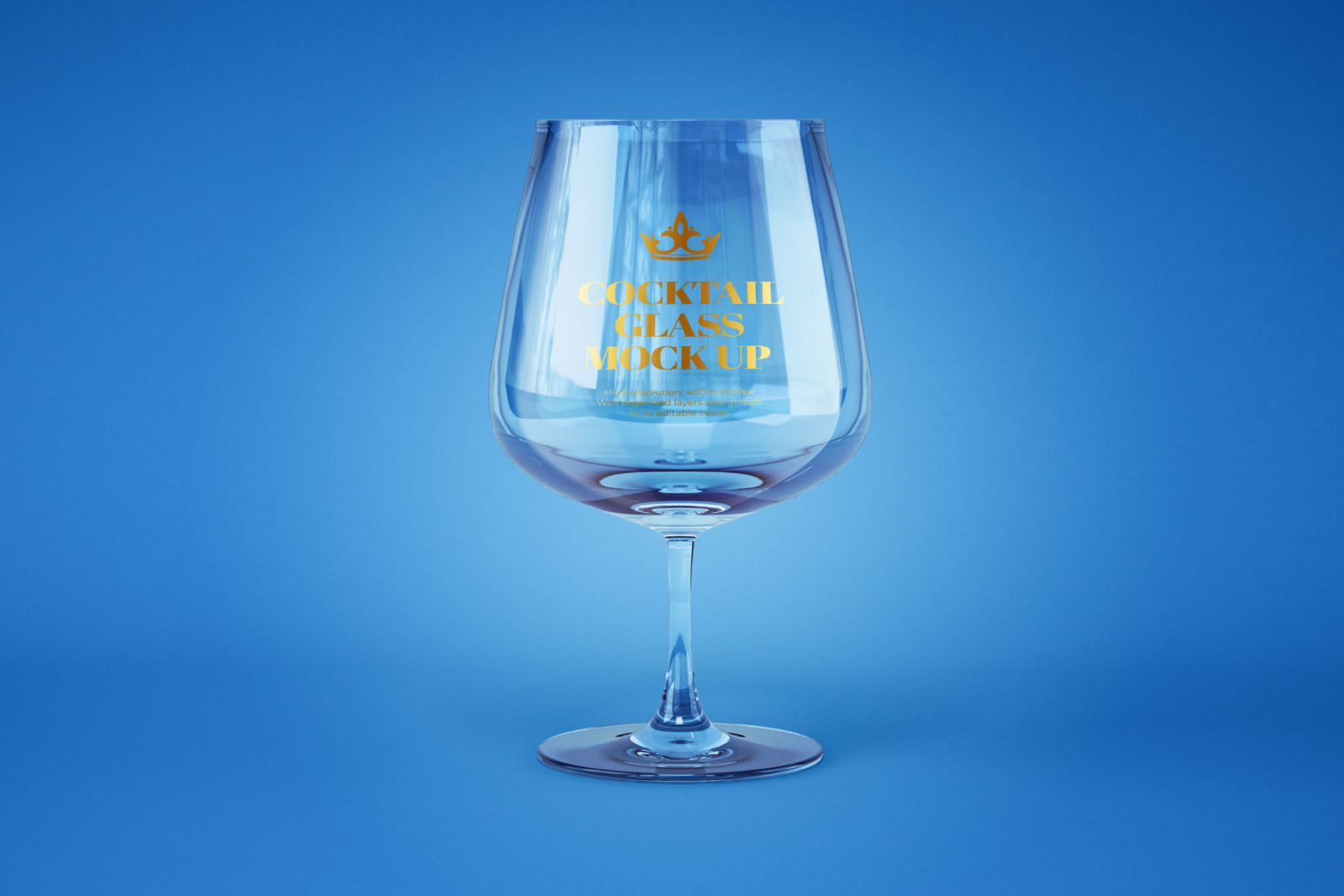 9款透明玻璃酒杯/水杯样机 Water And Cocktail Glass Mockup Set_img_2