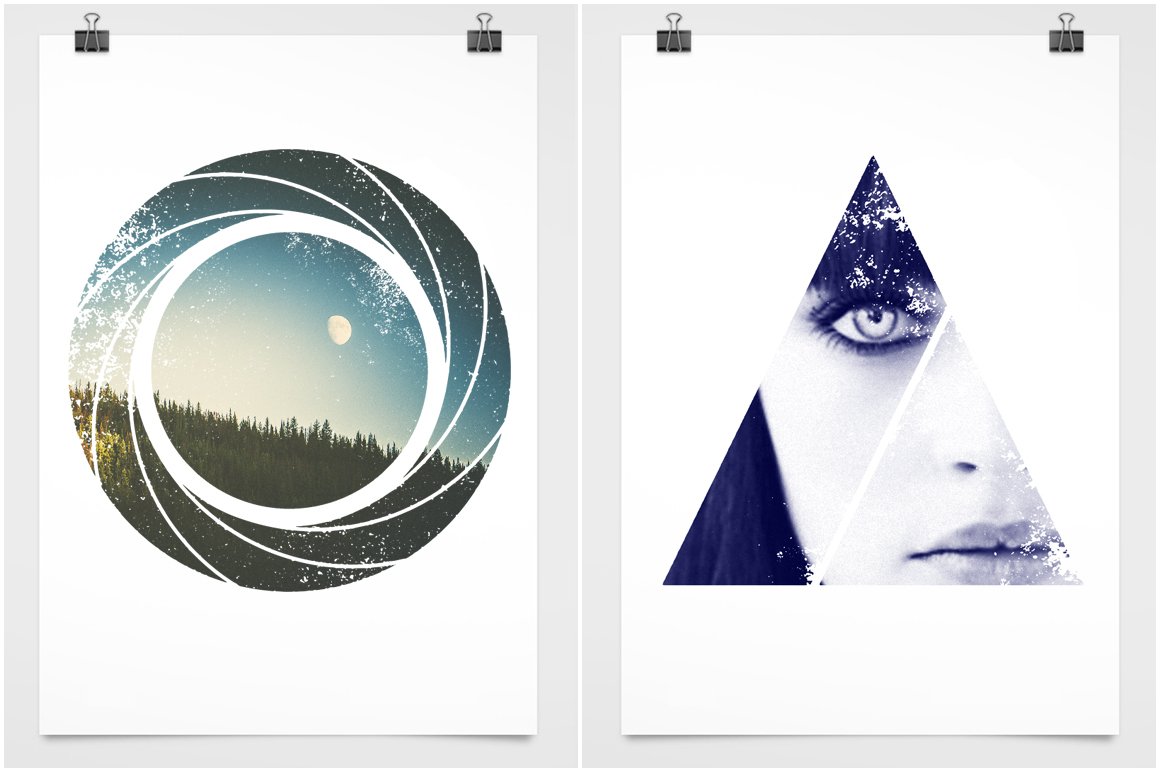 40款矢量几何纹理图形素材 Geometric Vector Textures_img_2