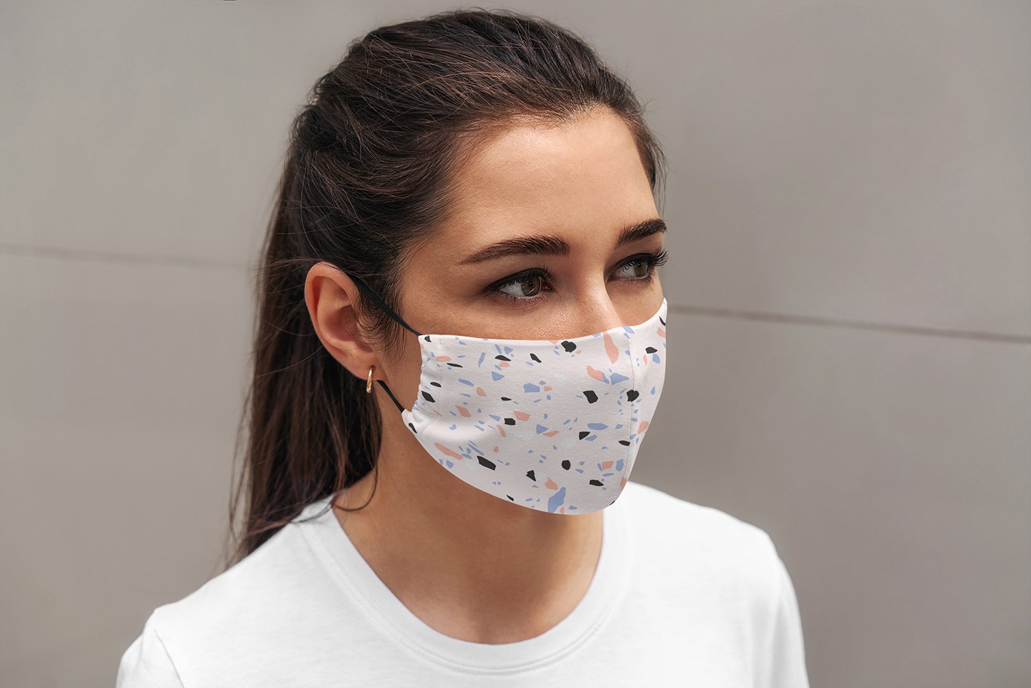 19款口罩外观设计场景展示样机 Face Mask Mockups_img_2