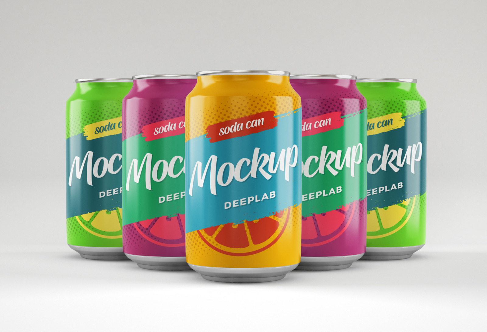 13款饮料苏打水易拉罐样机模板 Soda Can Mockup Set_img_2