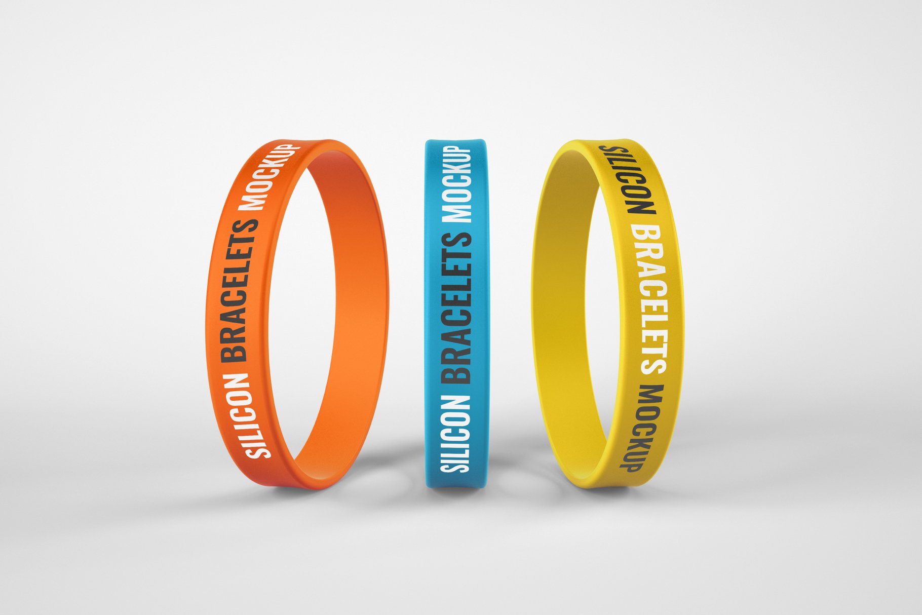12款硅胶手环设计样机 Silicone Rubber Bracelet Mockup_img_2