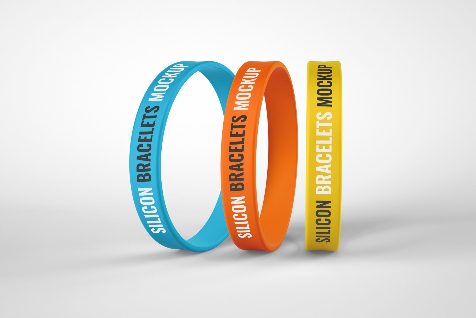 12款硅胶手环设计样机 Silicone Rubber Bracelet Mockup_img_2