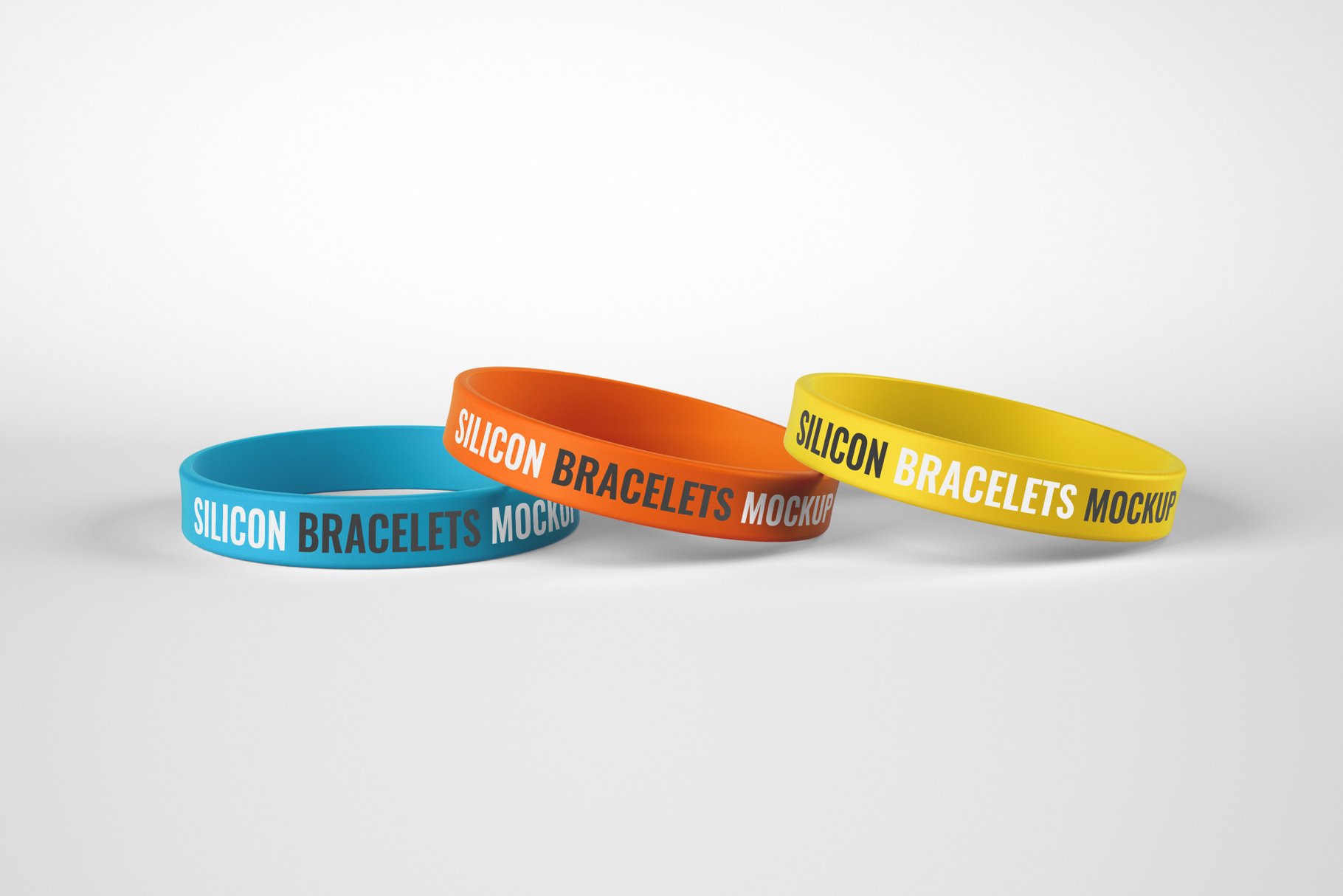 12款硅胶手环设计样机 Silicone Rubber Bracelet Mockup_img_2