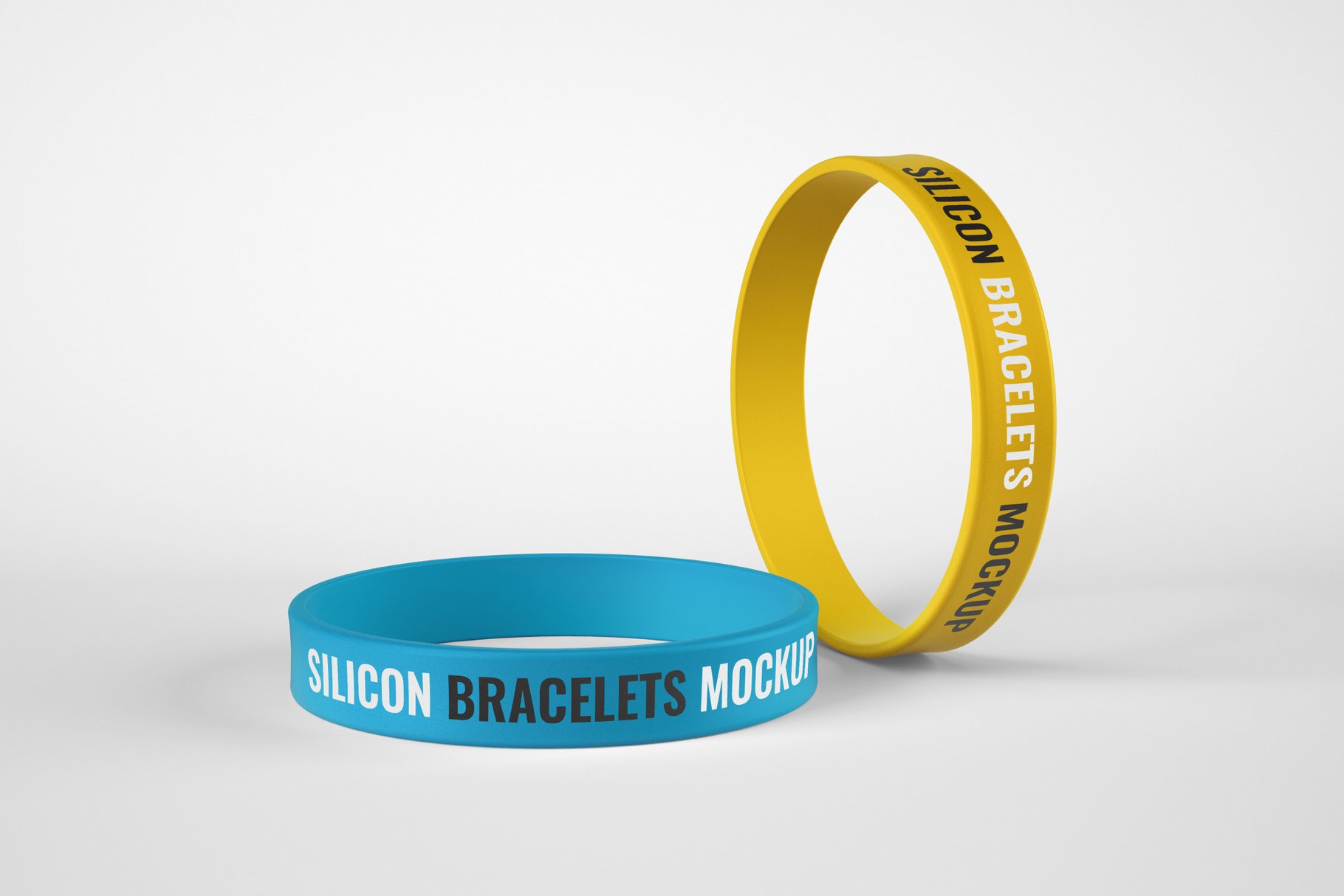 12款硅胶手环设计样机 Silicone Rubber Bracelet Mockup_img_2