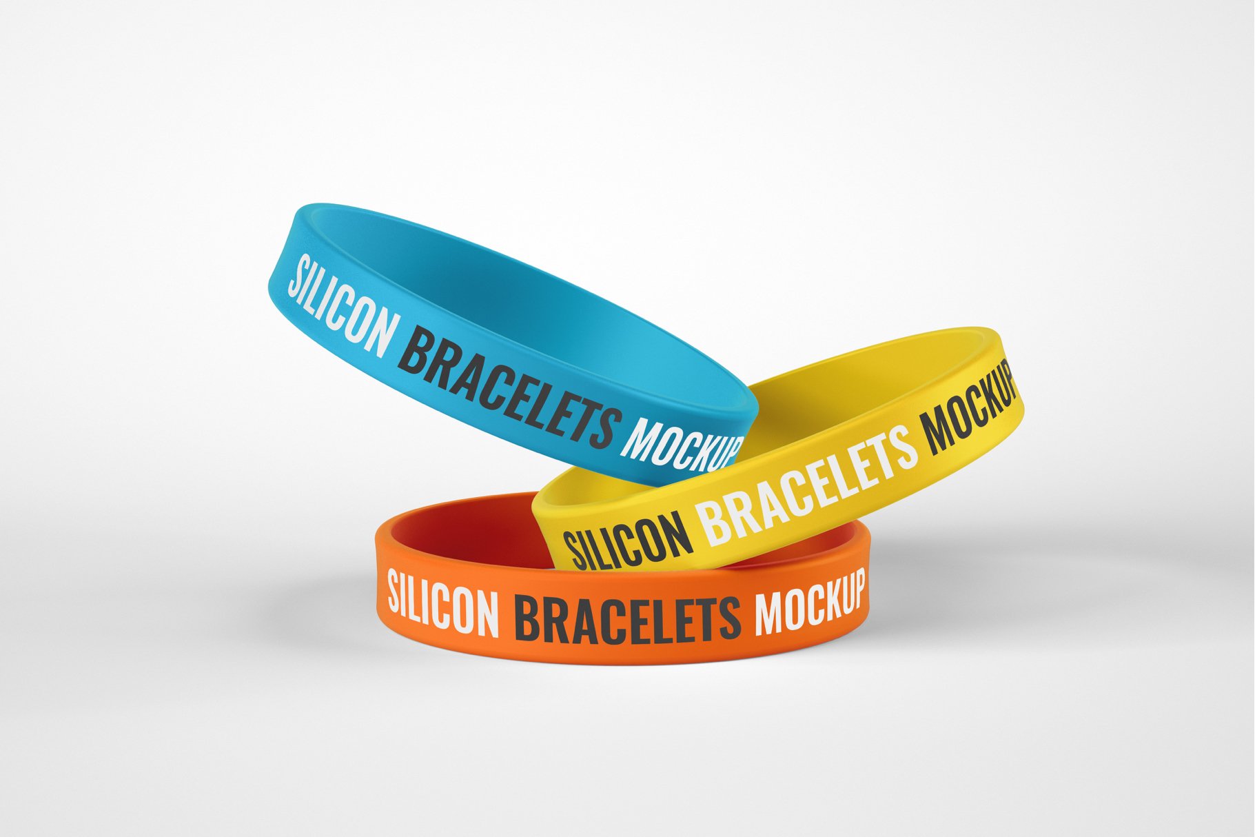 12款硅胶手环设计样机 Silicone Rubber Bracelet Mockup_img_2