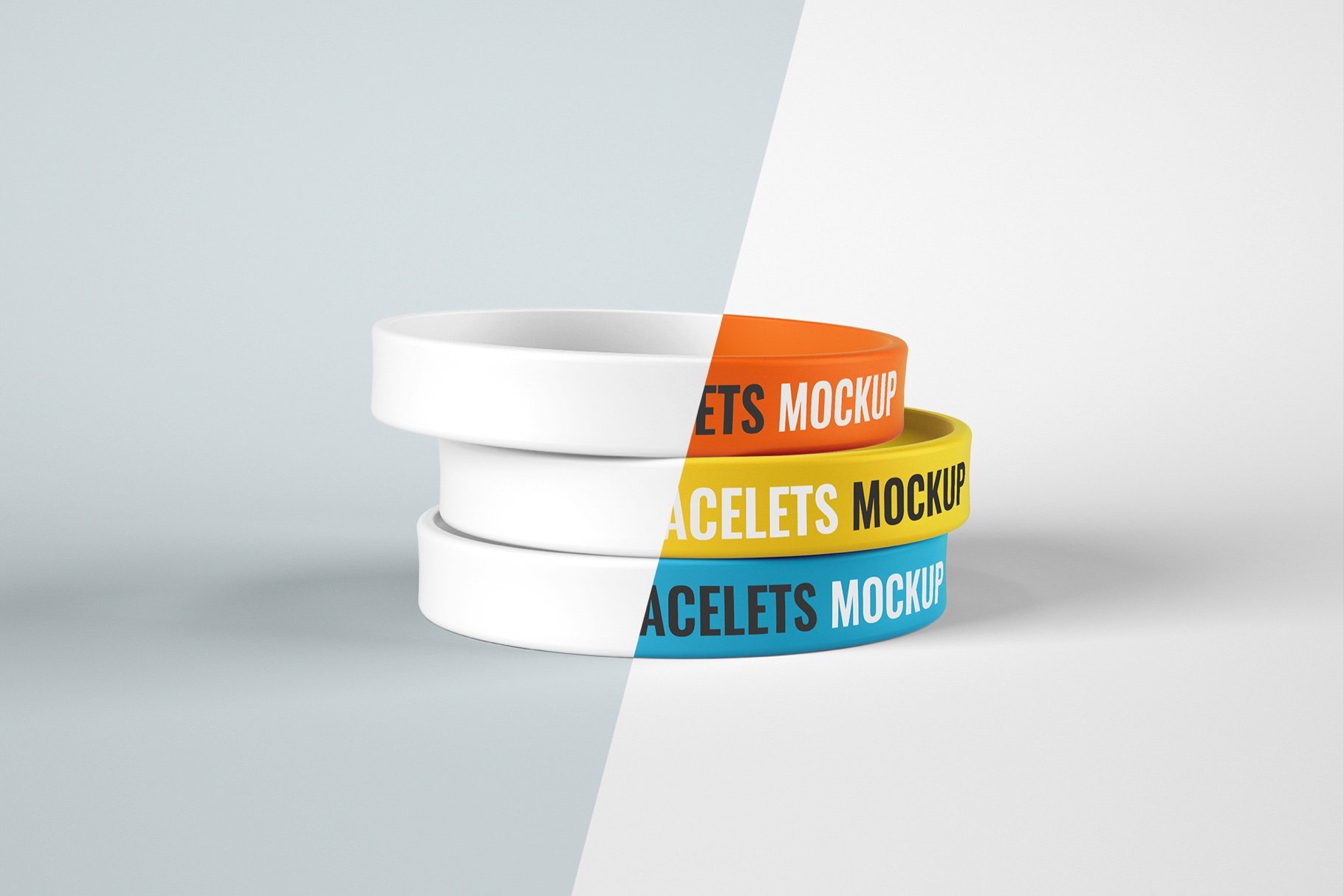 12款硅胶手环设计样机 Silicone Rubber Bracelet Mockup_img_2