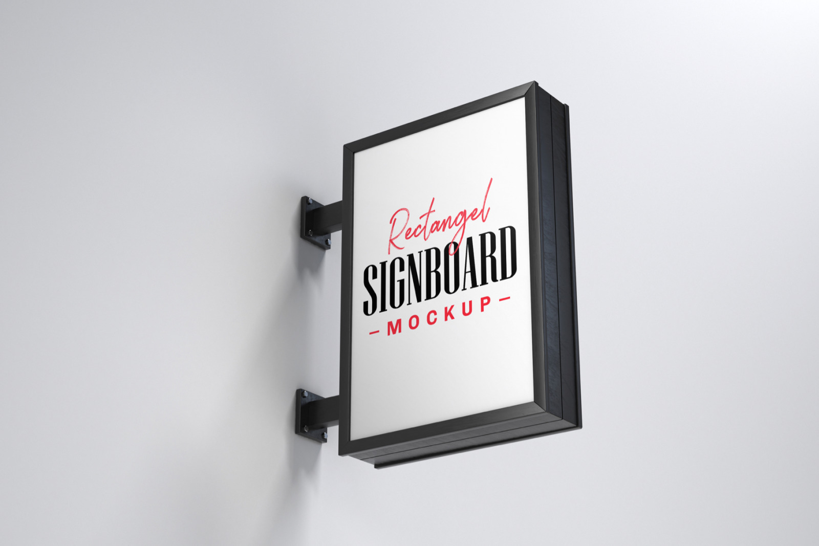 12款街头门店招牌展示样机 Street Signboard Mockup Set_img_2