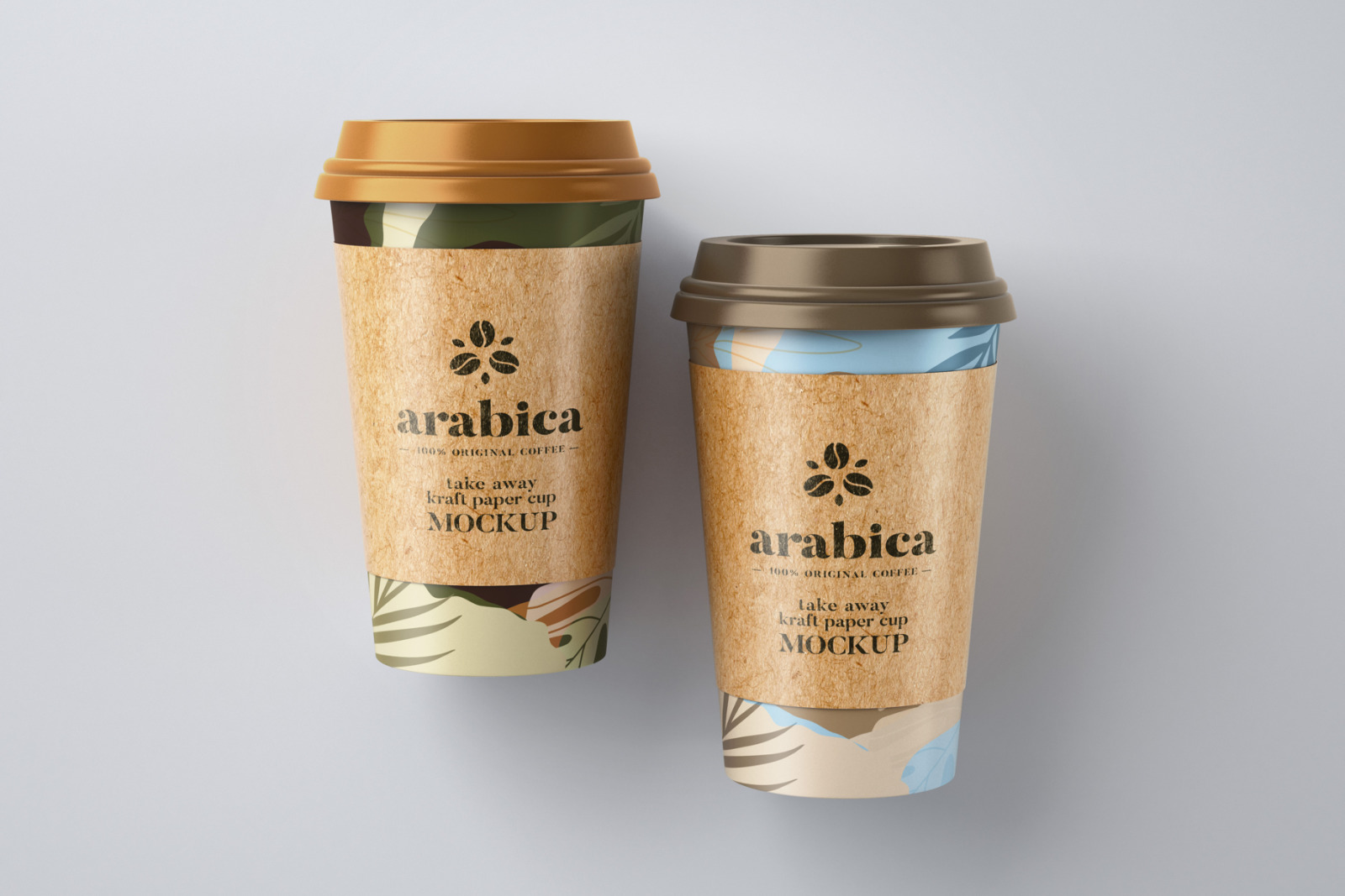 23款外卖咖啡纸杯PSD样机 Take Away Paper Coffee Cup Mockup Set_img_2