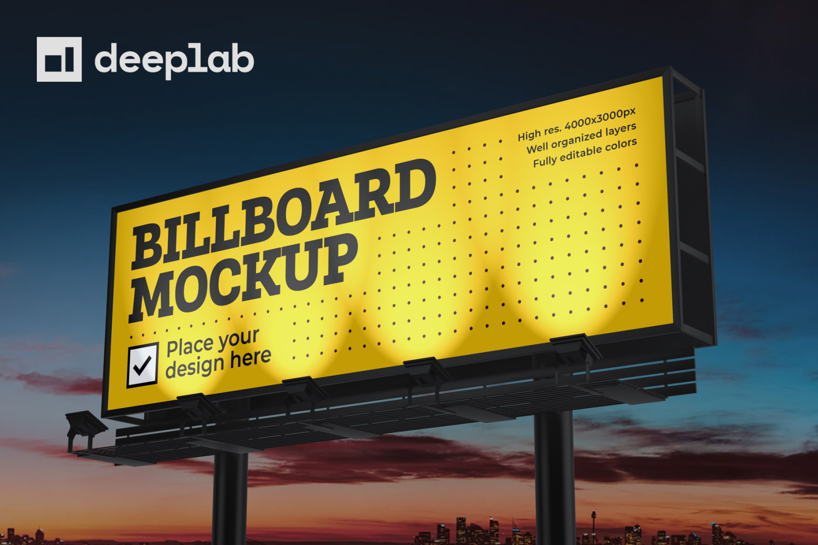 9款户外广告牌设计模拟展示样机 Billboard Mockup Set_img_2