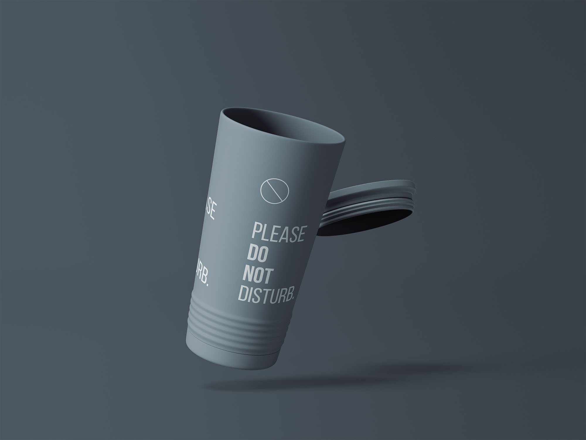 带盖塑料水杯样机模板 Tumbler Cup Mockup_img_2