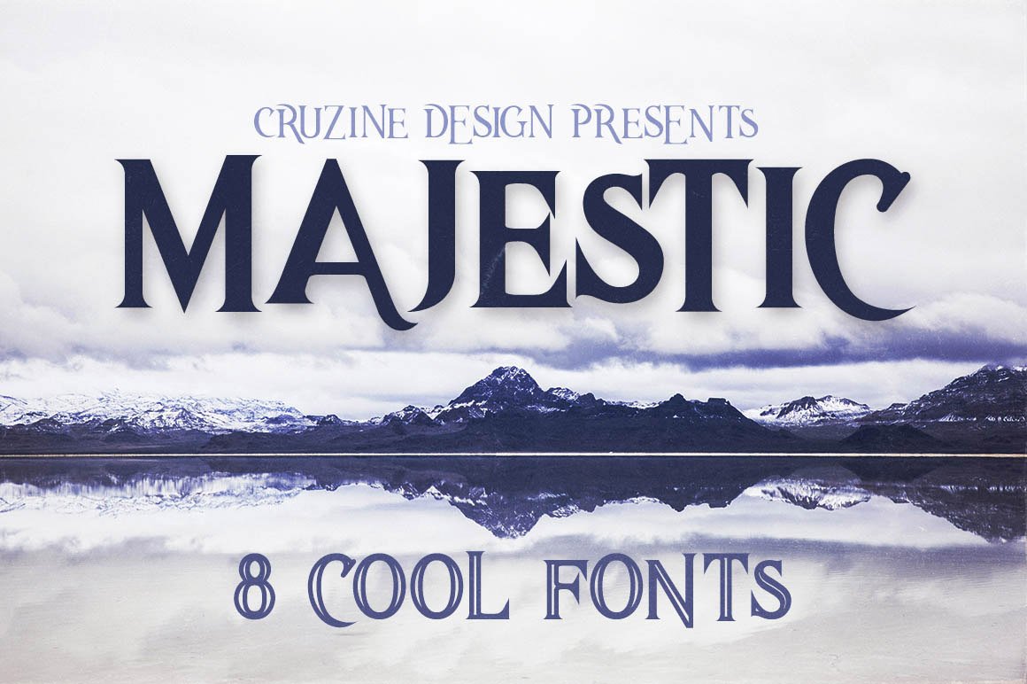 1023个复古徽标字体纹理素材合集 Vintage Bundle 249 Fonts & 414 Logos_img_2